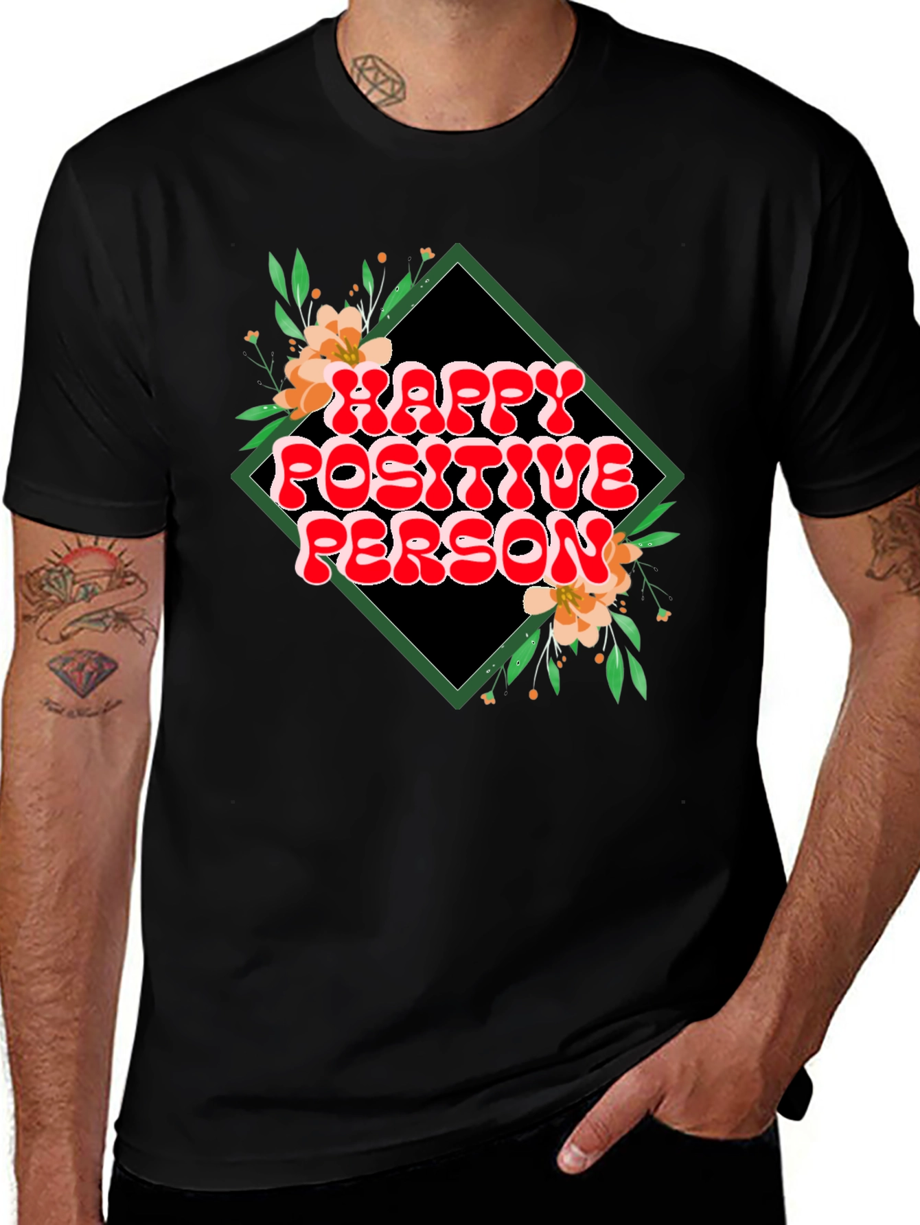 Happy Positive Person Graphic T-Shirt