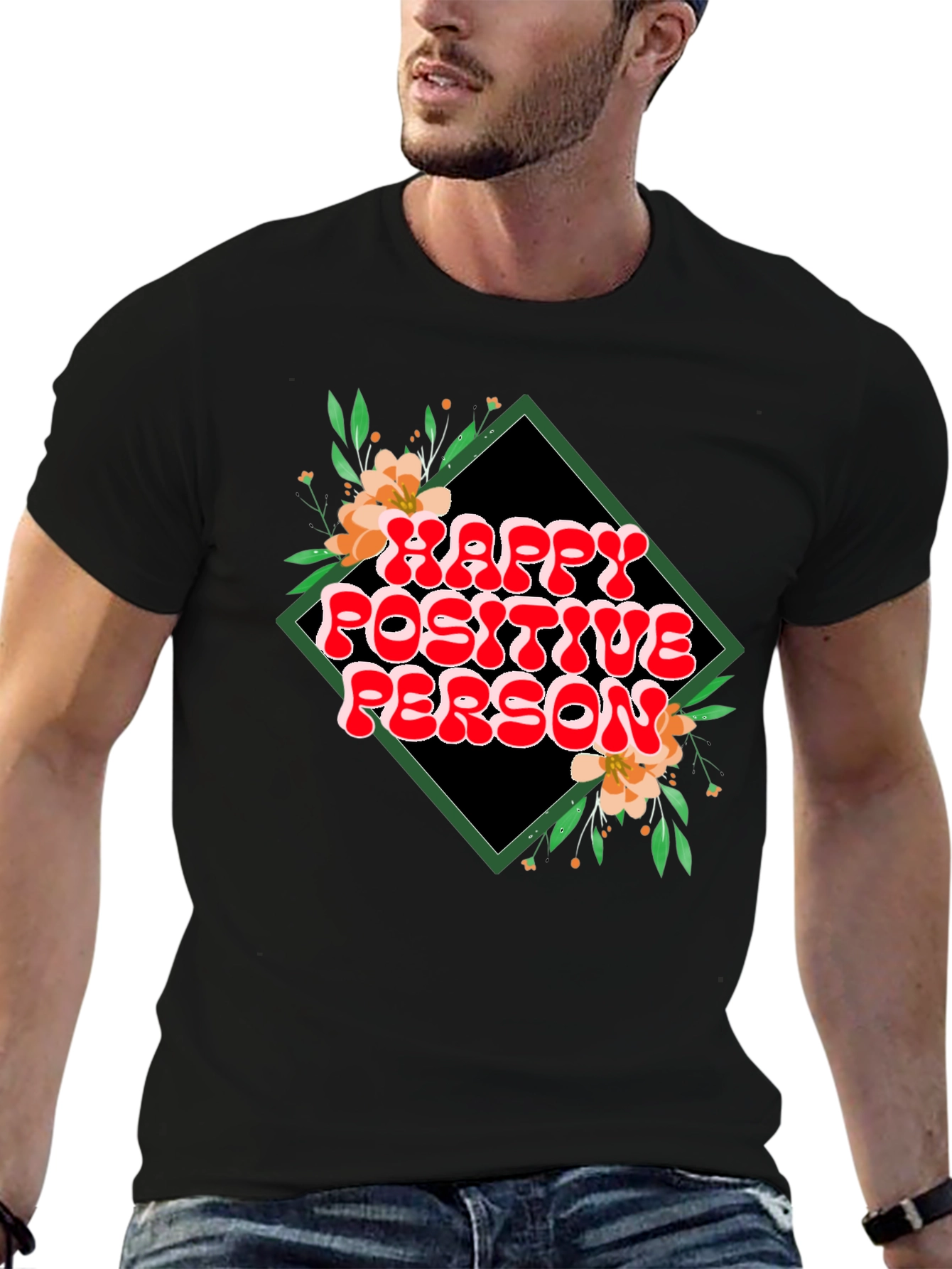 Happy Positive Person Graphic T-Shirt