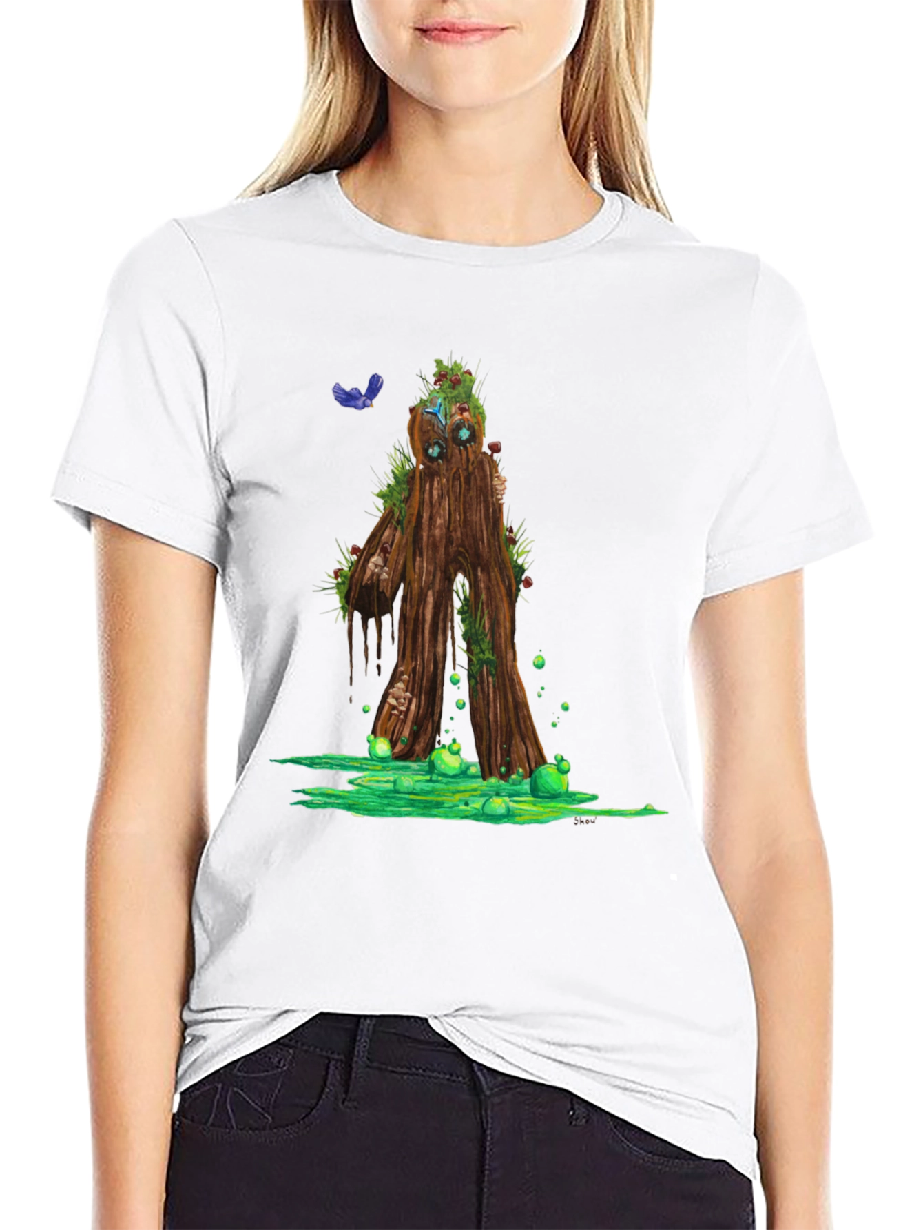Enchanted Forest Tree Graphic Tee - Nature T-Shirt