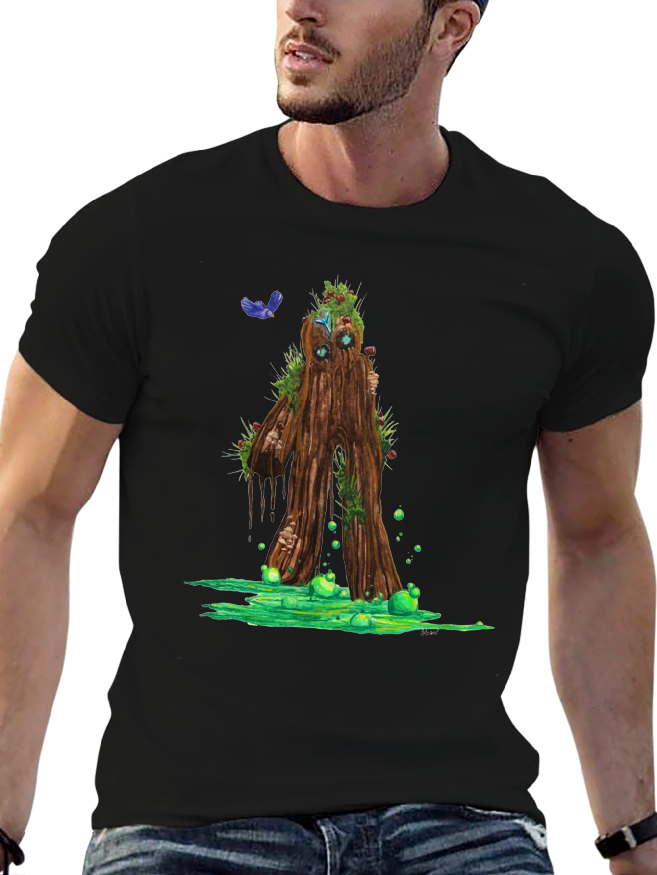 Enchanted Forest Tree Graphic Tee - Nature T-Shirt