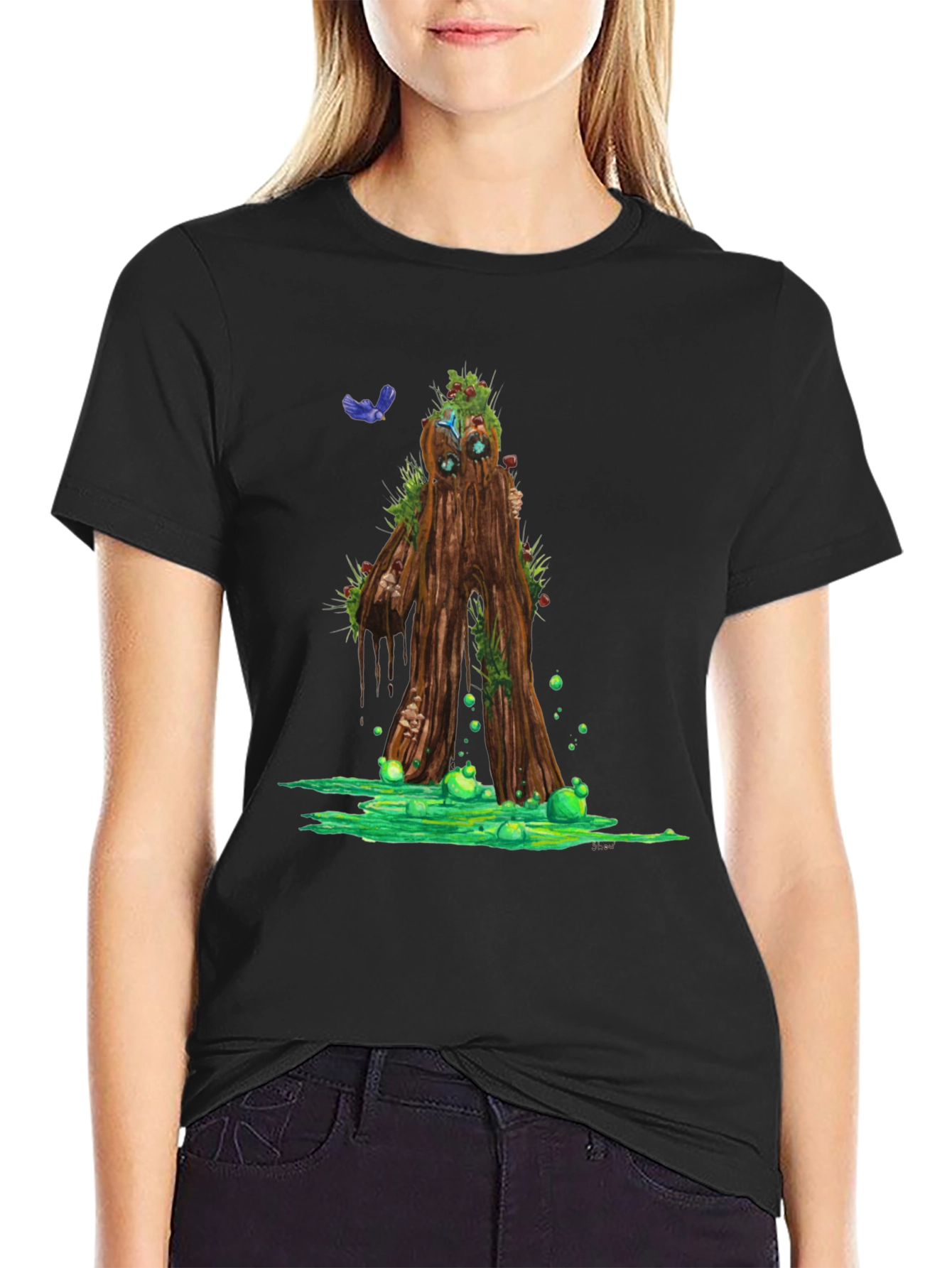 Enchanted Forest Tree Graphic Tee - Nature T-Shirt