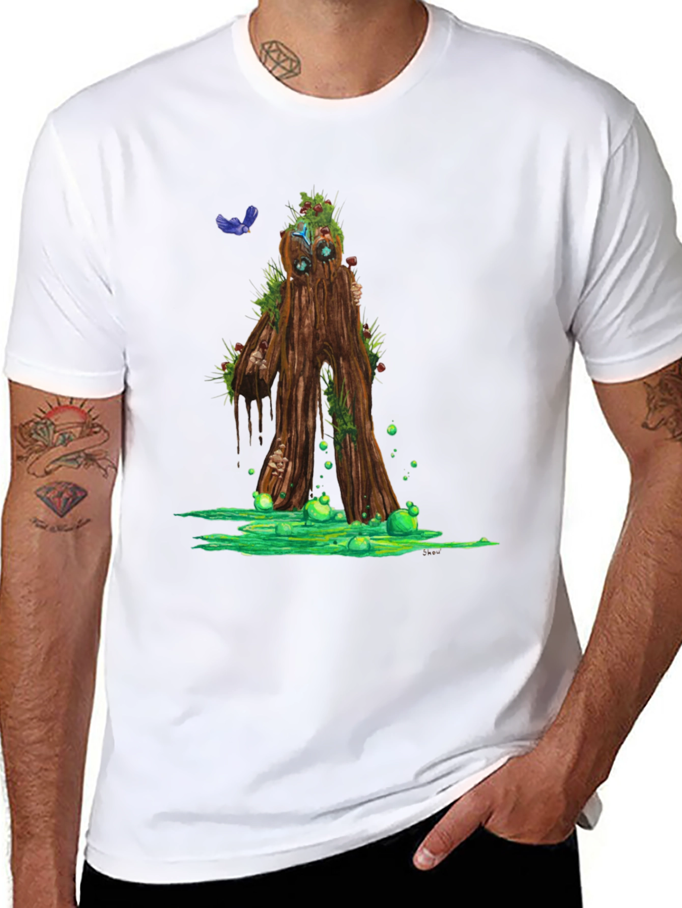 Enchanted Forest Tree Graphic Tee - Nature T-Shirt