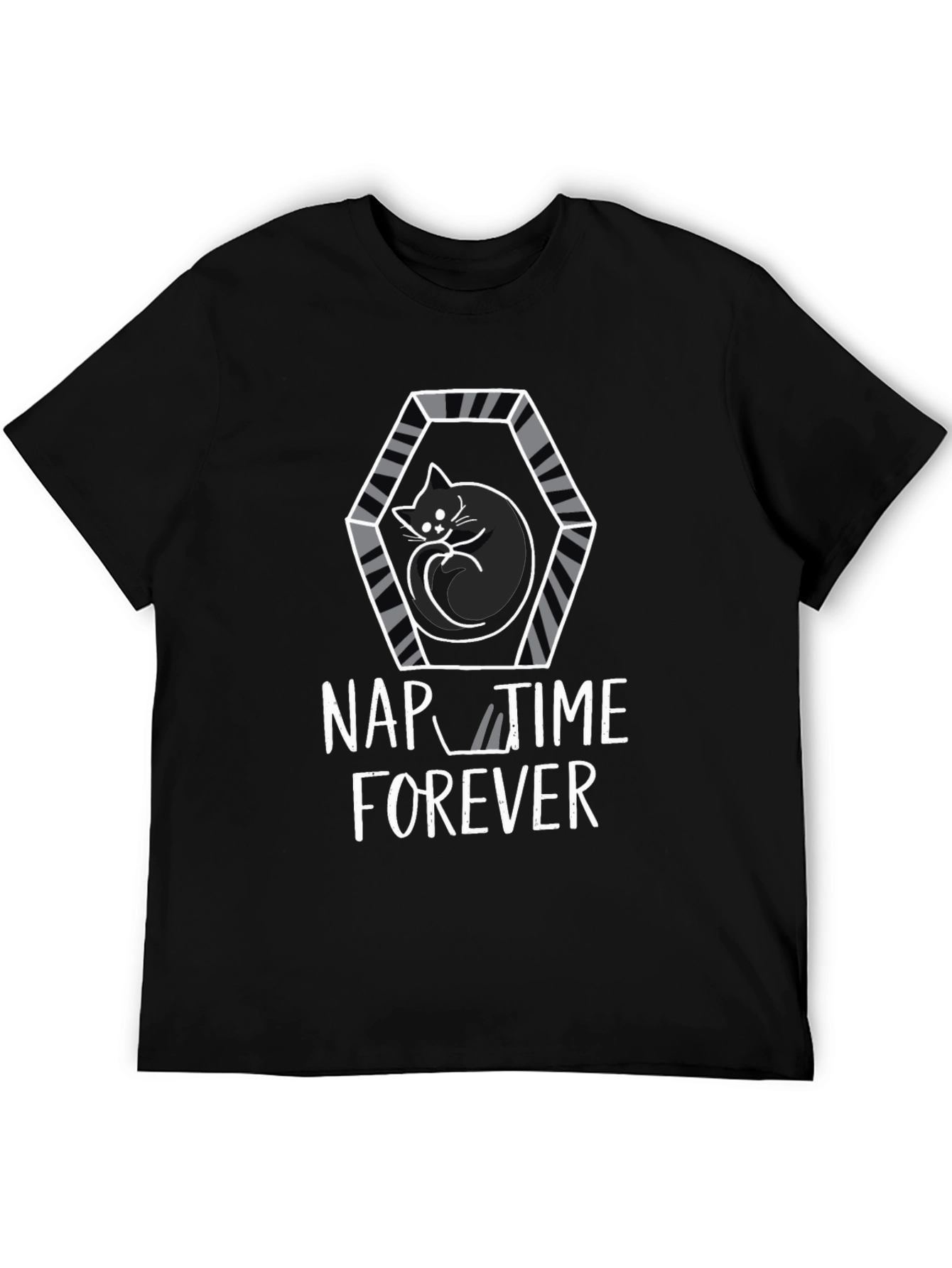Nap Time Forever Cat T-Shirt