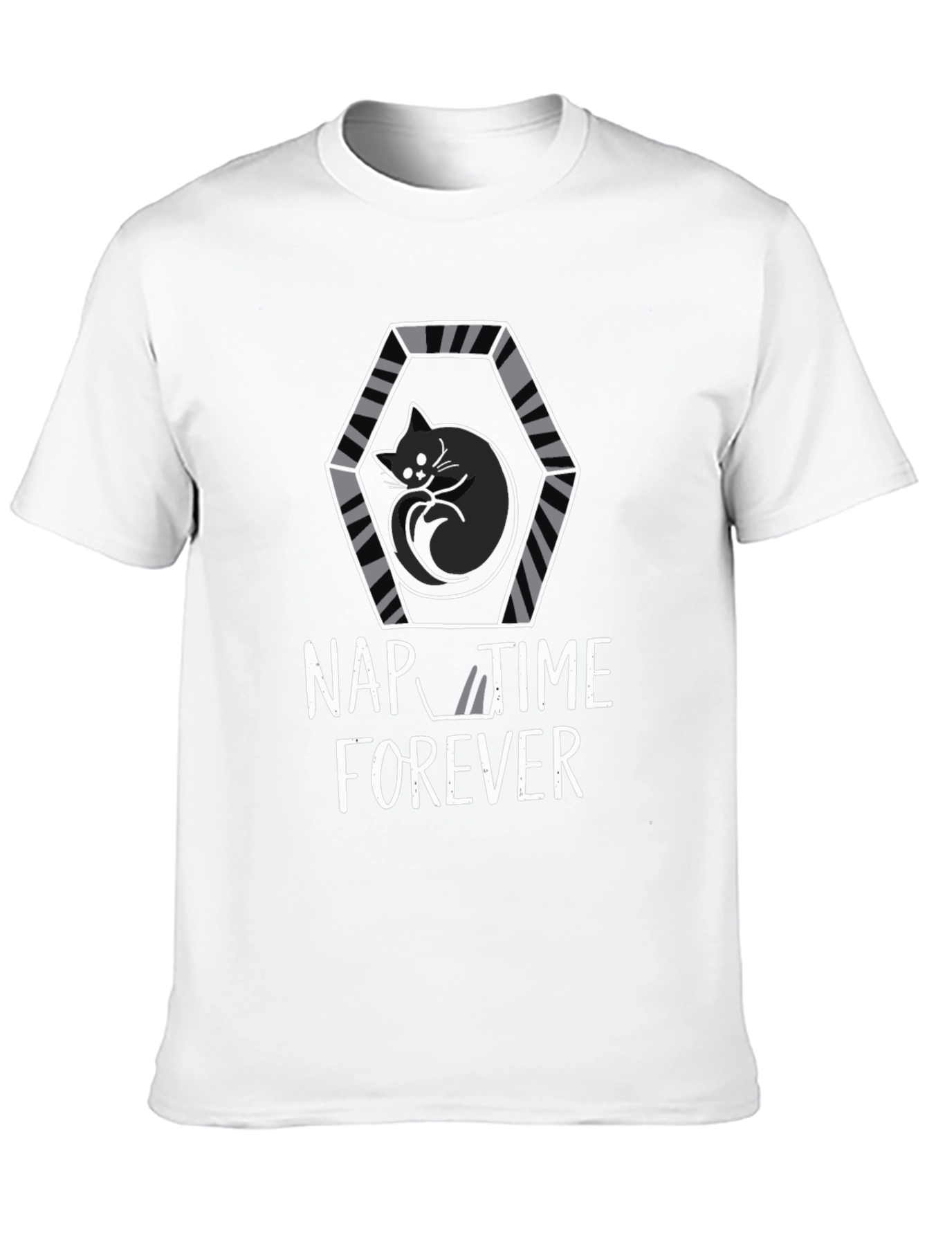 Nap Time Forever Cat T-Shirt
