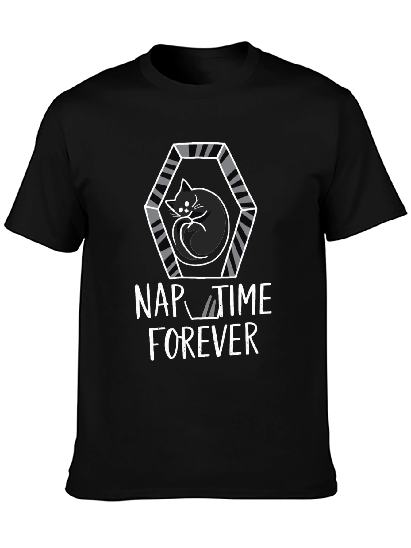 Nap Time Forever Cat T-Shirt