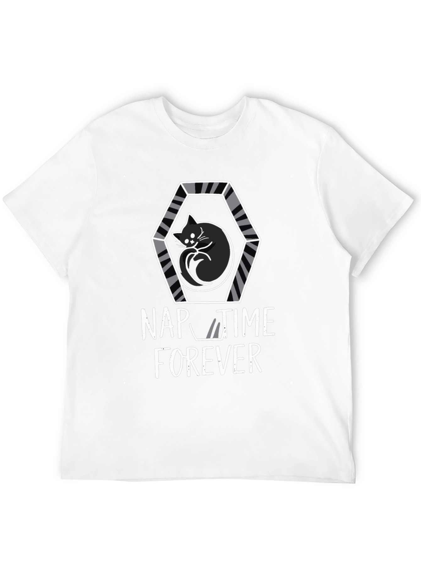 Nap Time Forever Cat T-Shirt