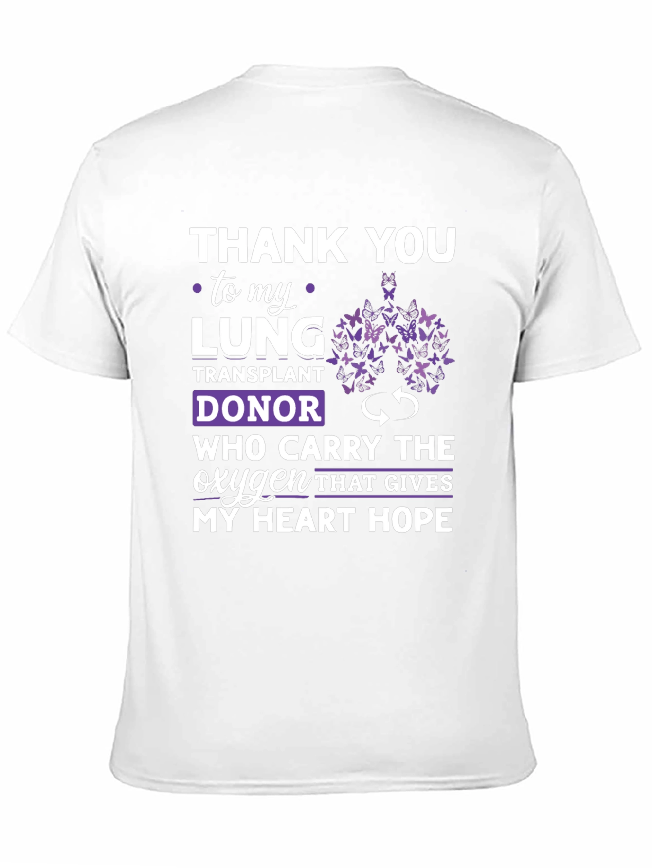 Lung Transplant Donor Gratitude T-Shirt