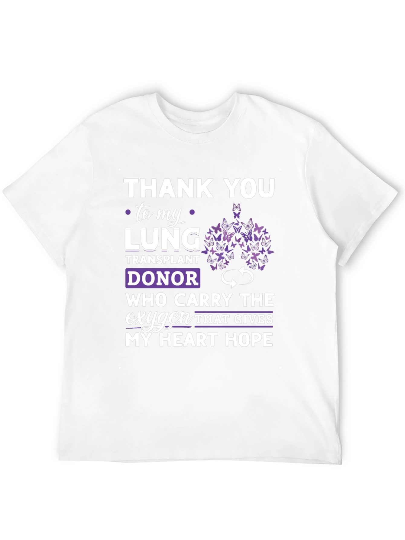 Lung Transplant Donor Gratitude T-Shirt