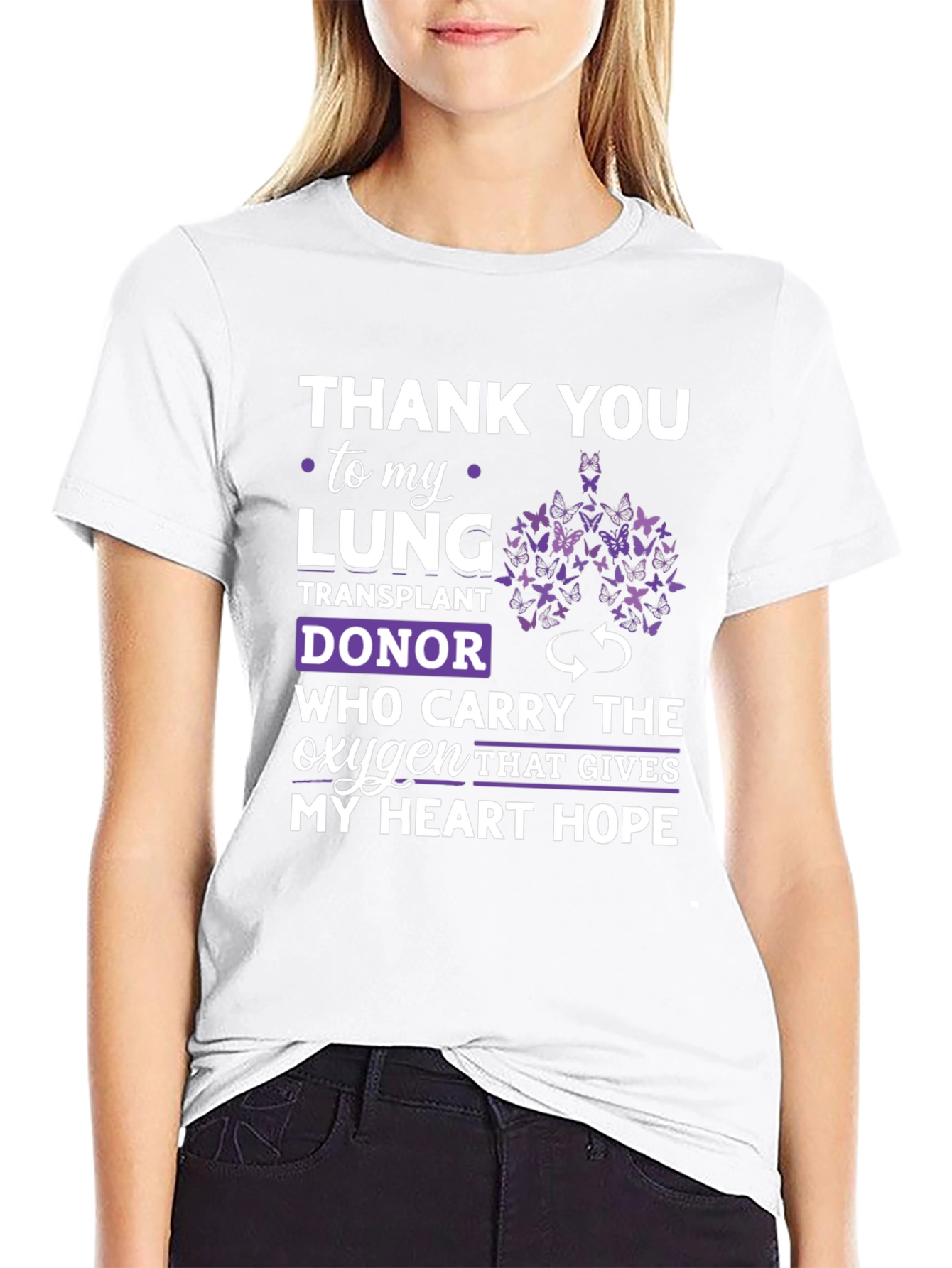 Lung Transplant Donor Gratitude T-Shirt