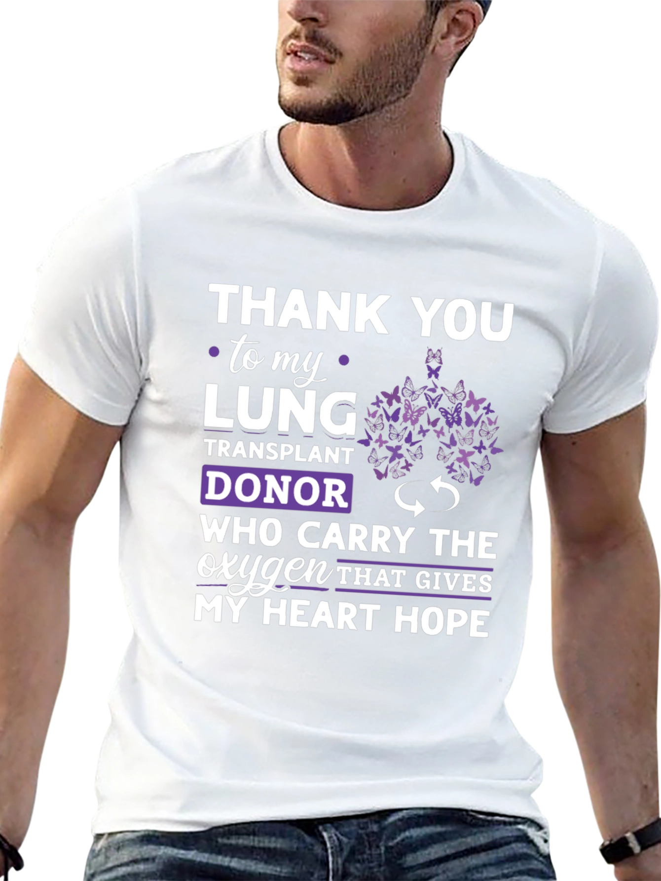 Lung Transplant Donor Gratitude T-Shirt