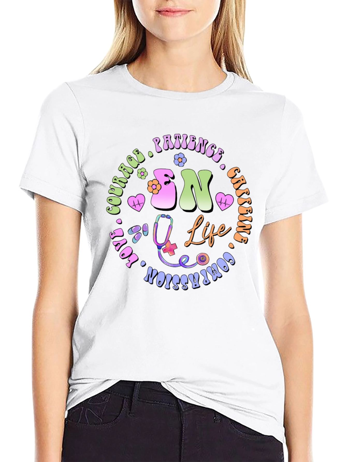 Retro RN Life T-Shirt - Nurse Appreciation