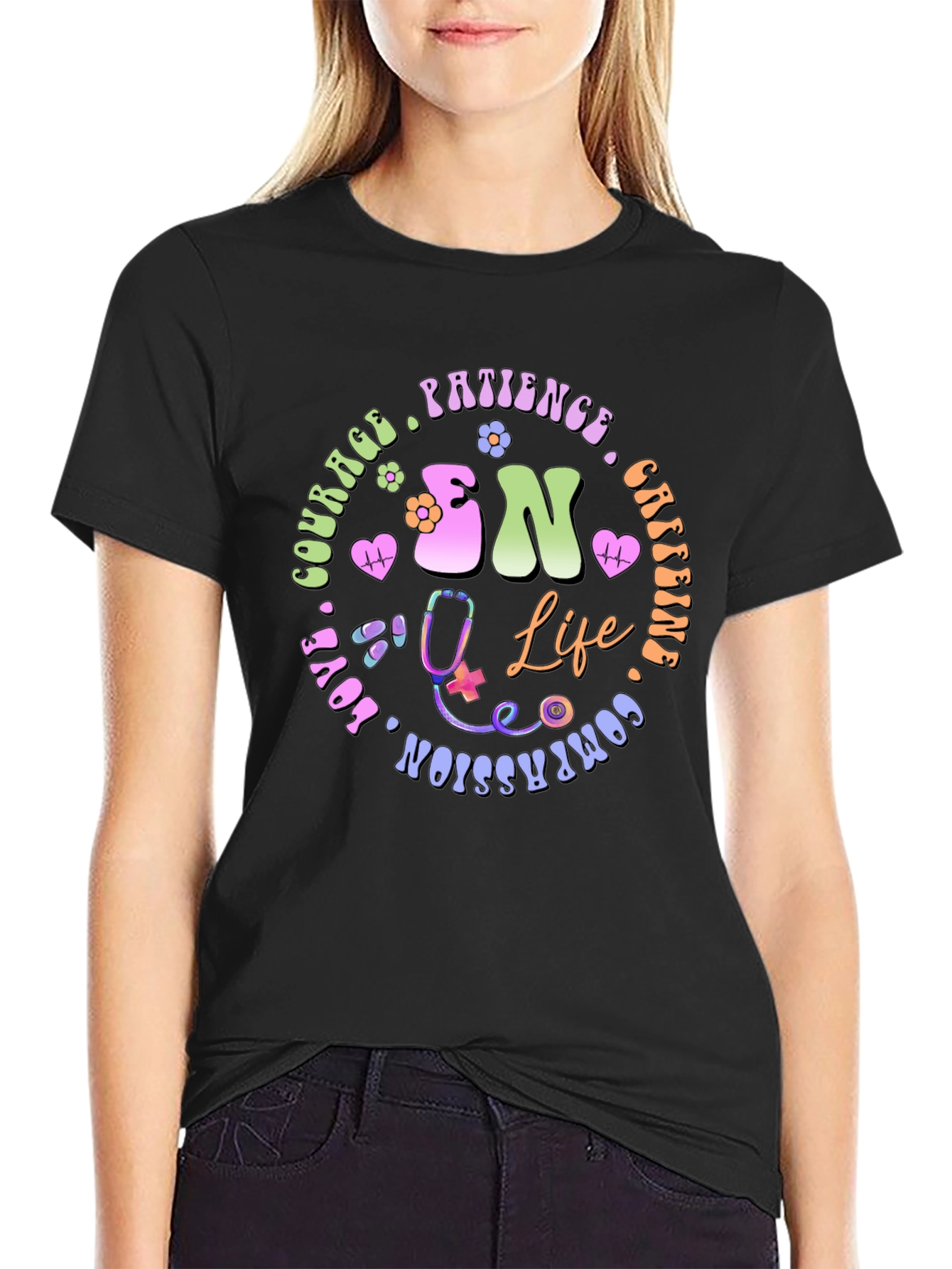 Retro RN Life T-Shirt - Nurse Appreciation