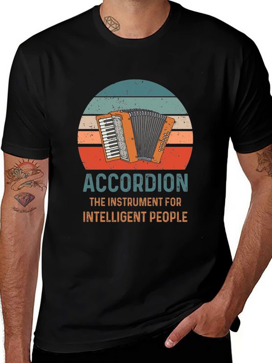 Accordion Player T-Shirt - Instrument for Intelligent People
