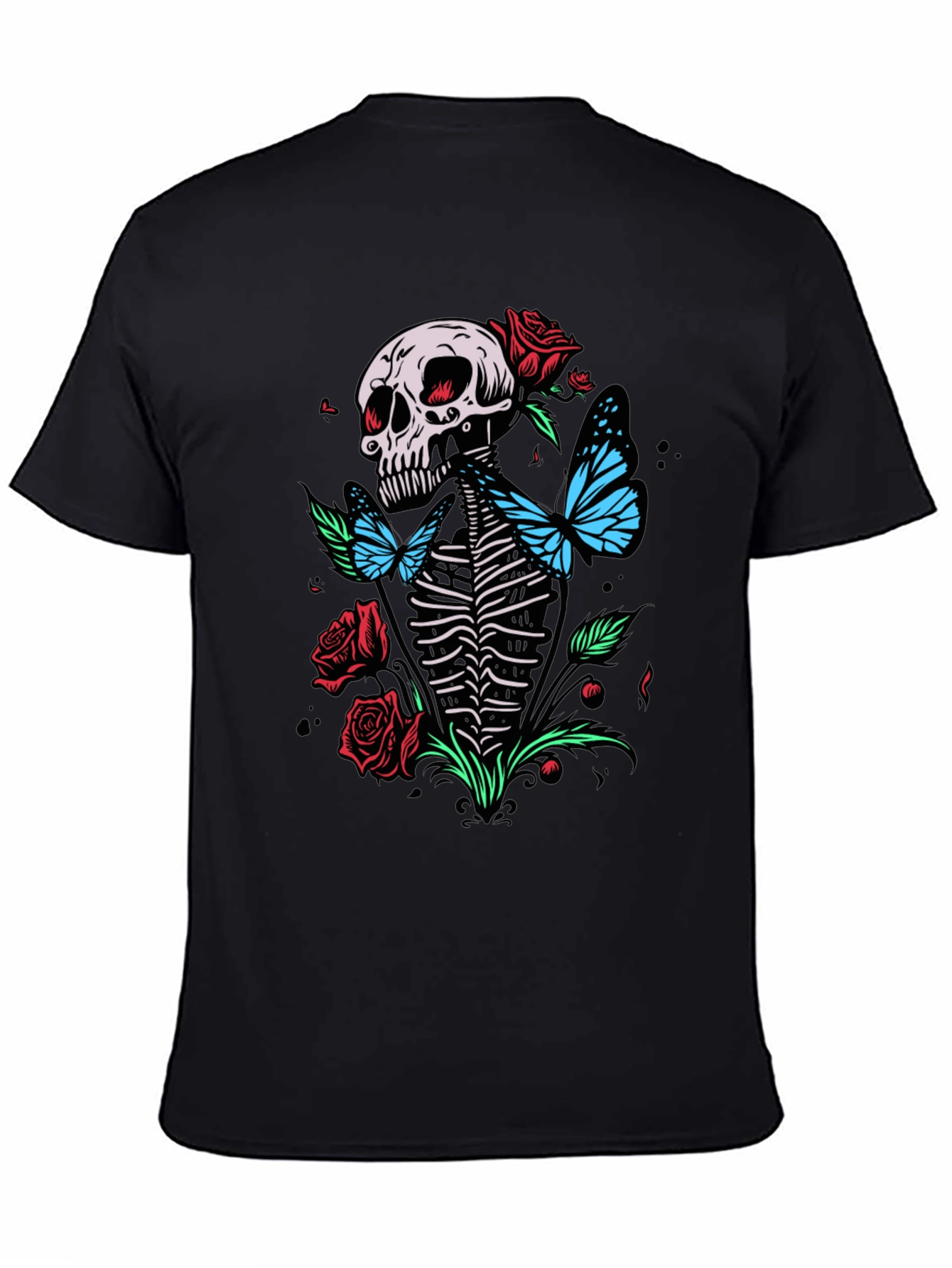 Skull & Butterfly Graphic Tee