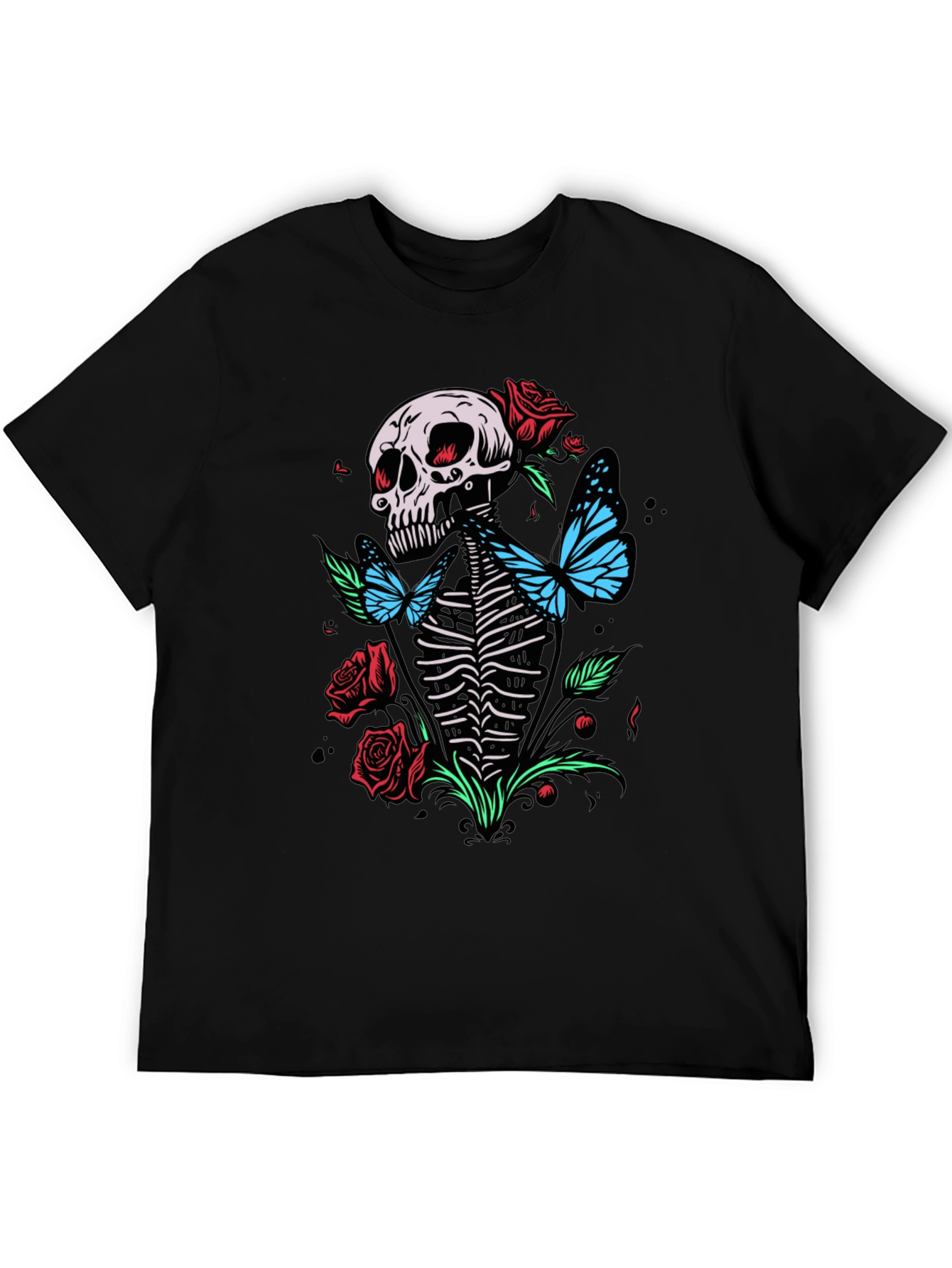 Skull & Butterfly Graphic Tee