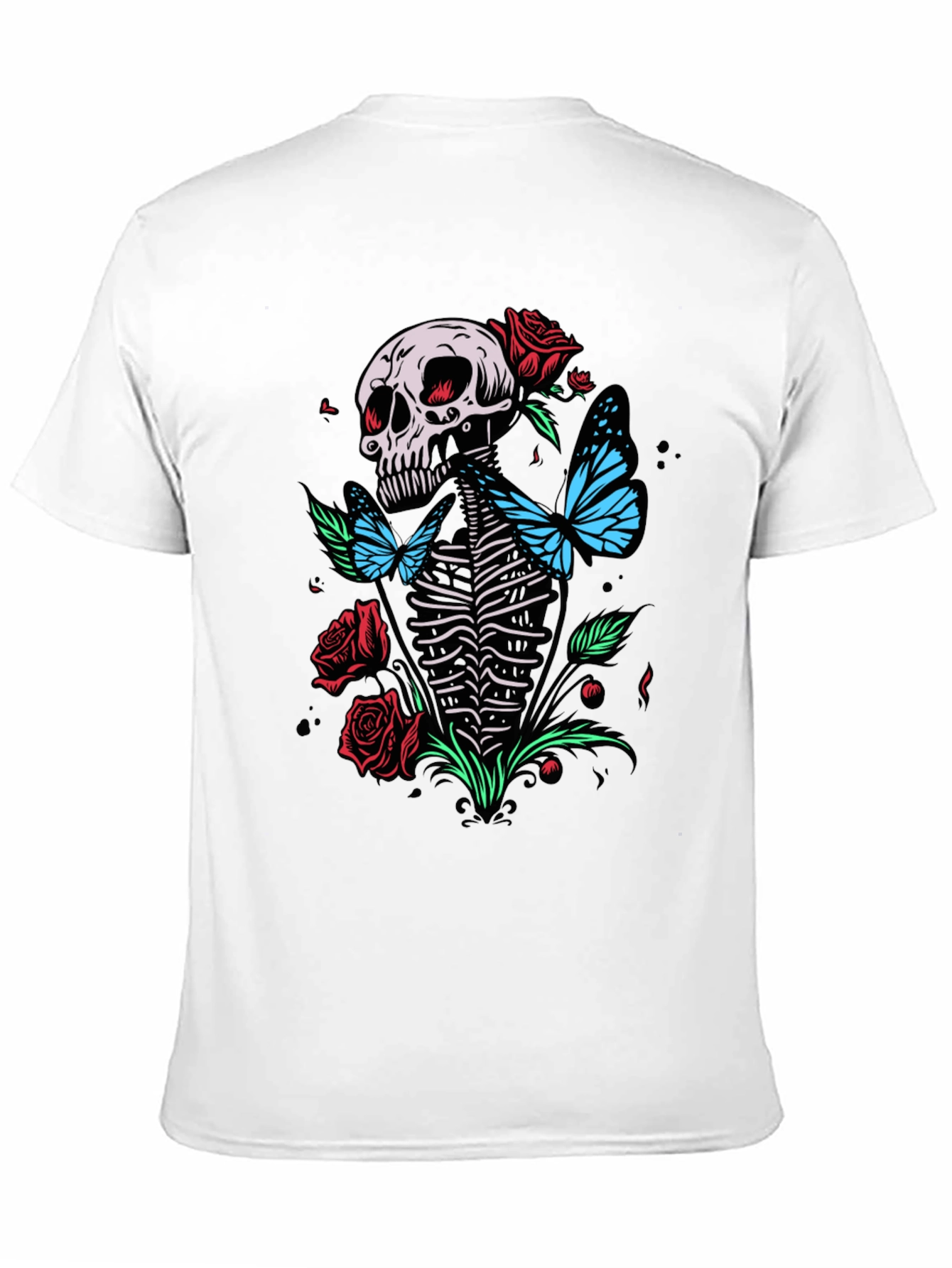 Skull & Butterfly Graphic Tee