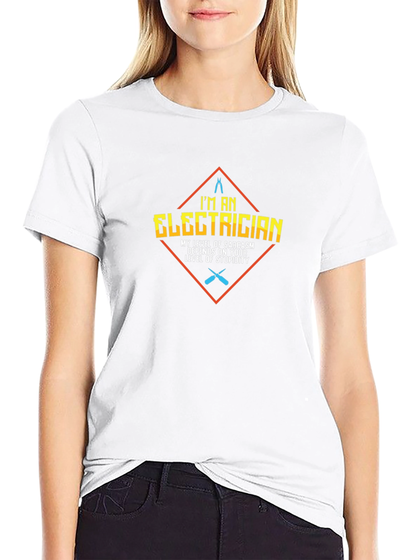 Electrician Sarcasm Graphic T-Shirt