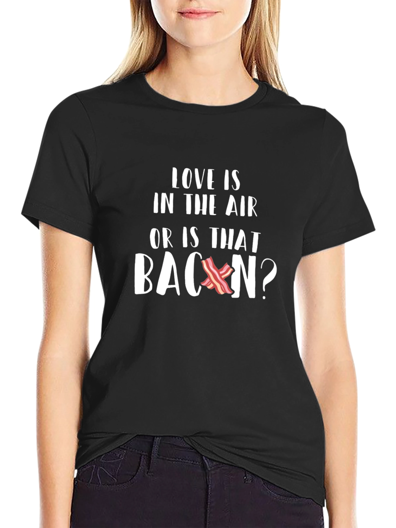 Love is in the Air Bacon T-Shirt