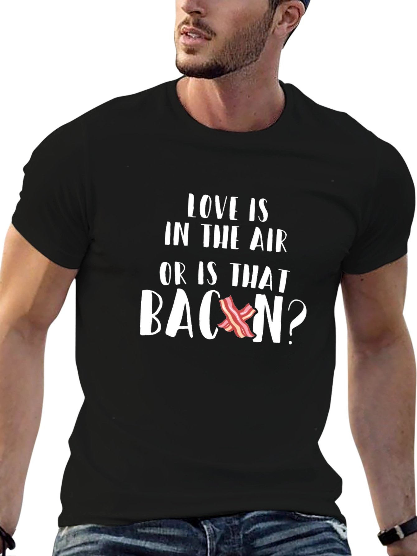 Love is in the Air Bacon T-Shirt