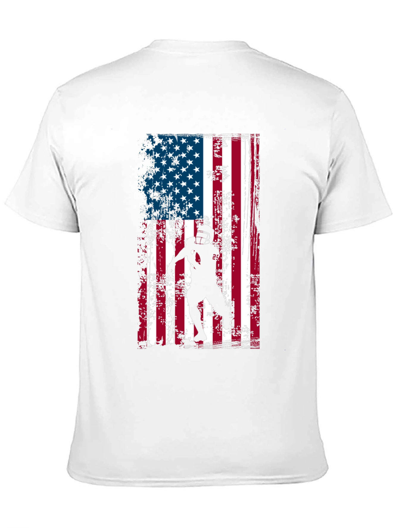 American Flag Football T-Shirt