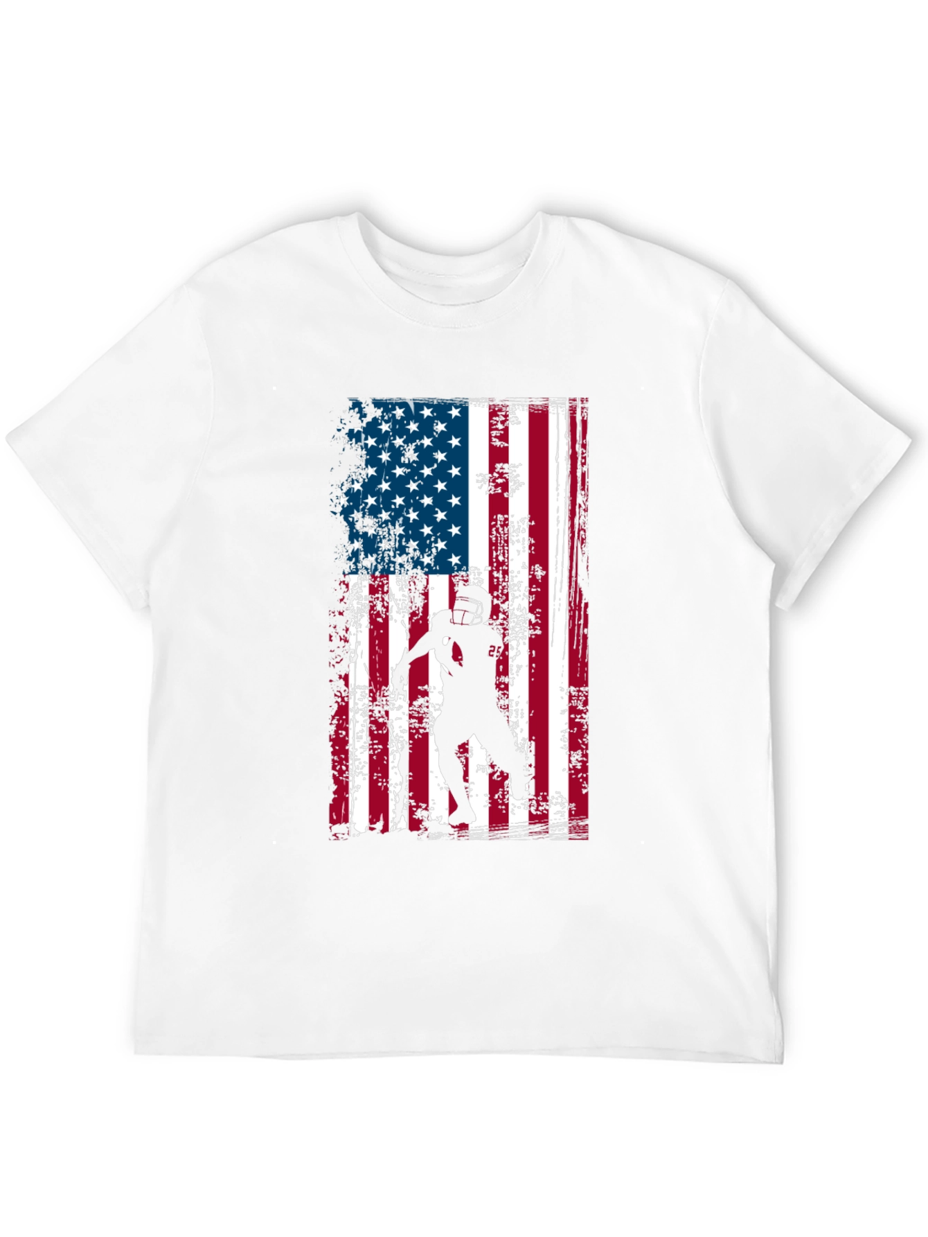 American Flag Football T-Shirt