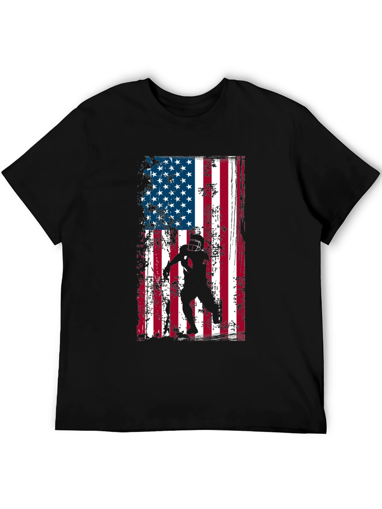 American Flag Football T-Shirt