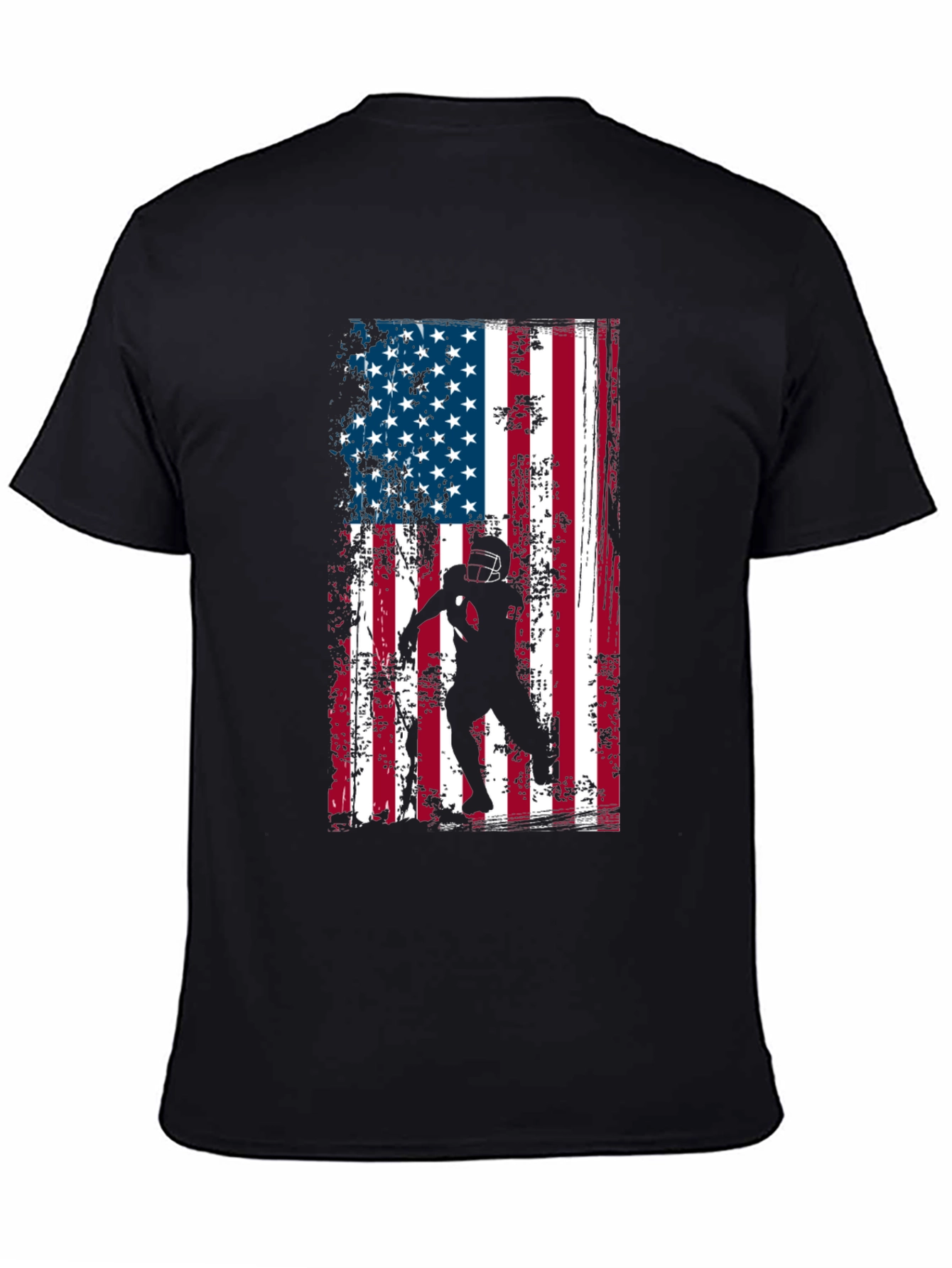 American Flag Football T-Shirt