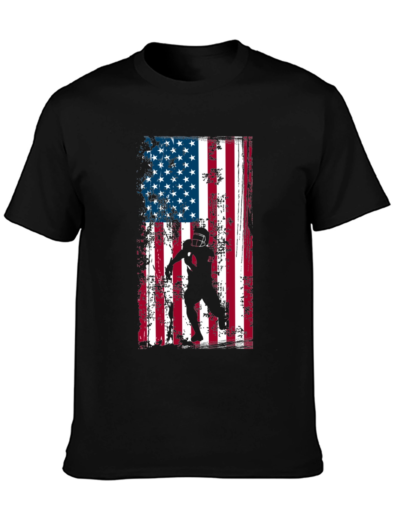 American Flag Football T-Shirt