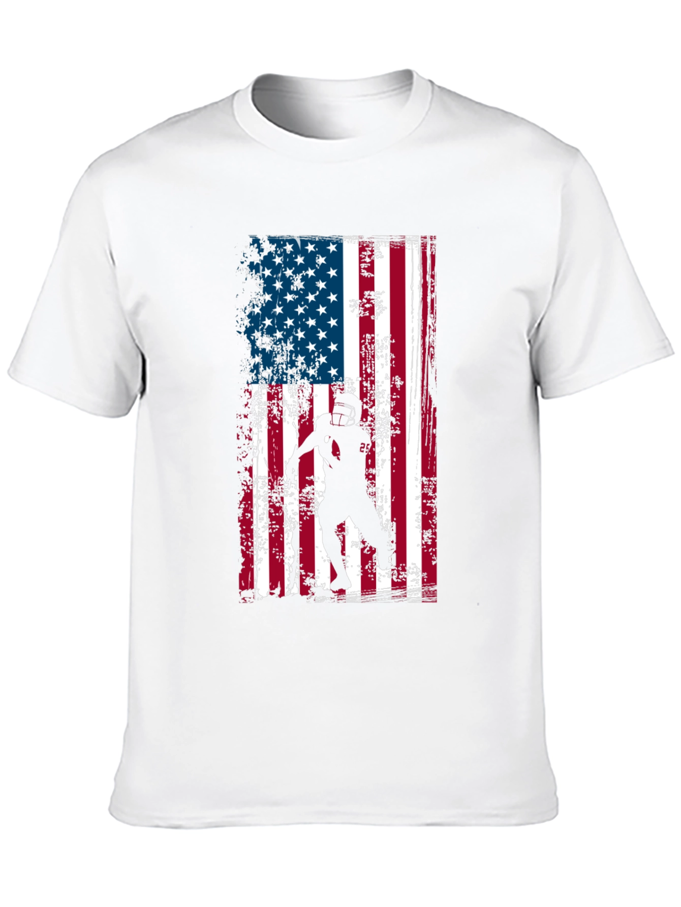 American Flag Football T-Shirt
