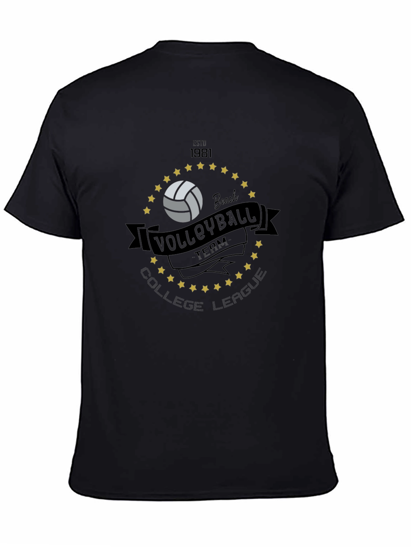 Volleyball Team College League T-Shirt