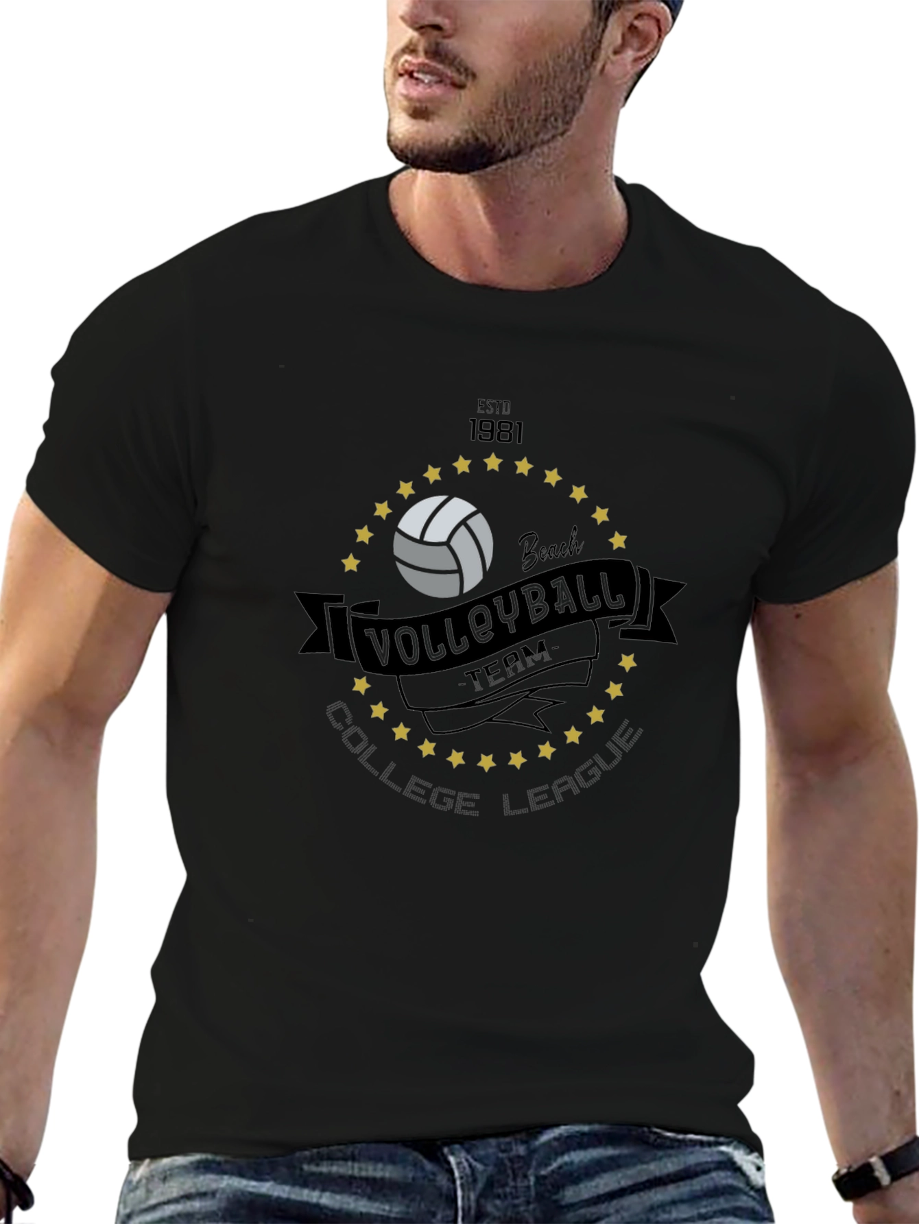 Volleyball Team College League T-Shirt