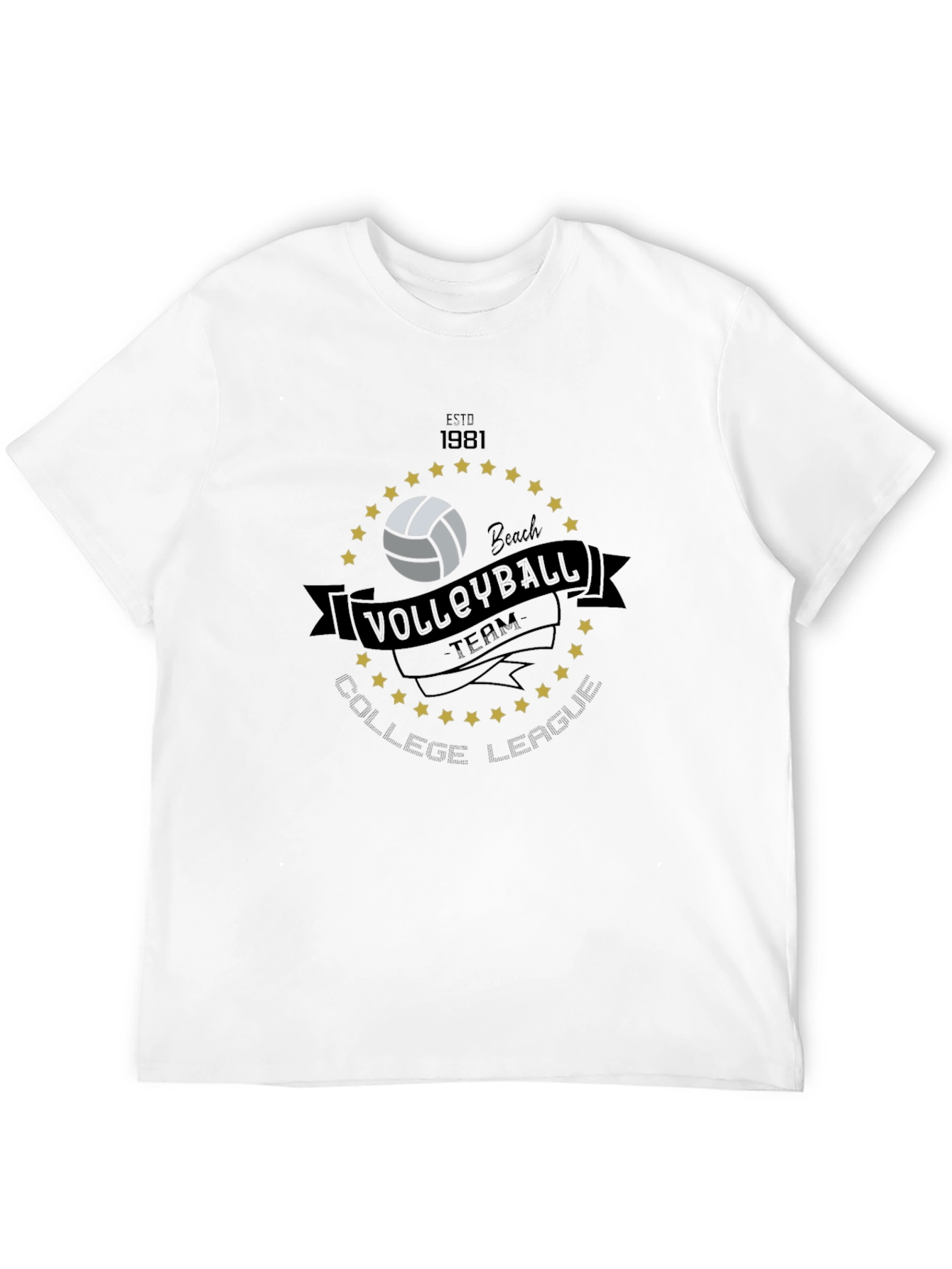 Volleyball Team College League T-Shirt