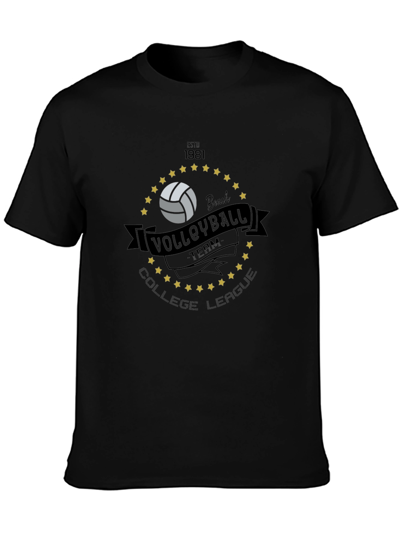 Volleyball Team College League T-Shirt