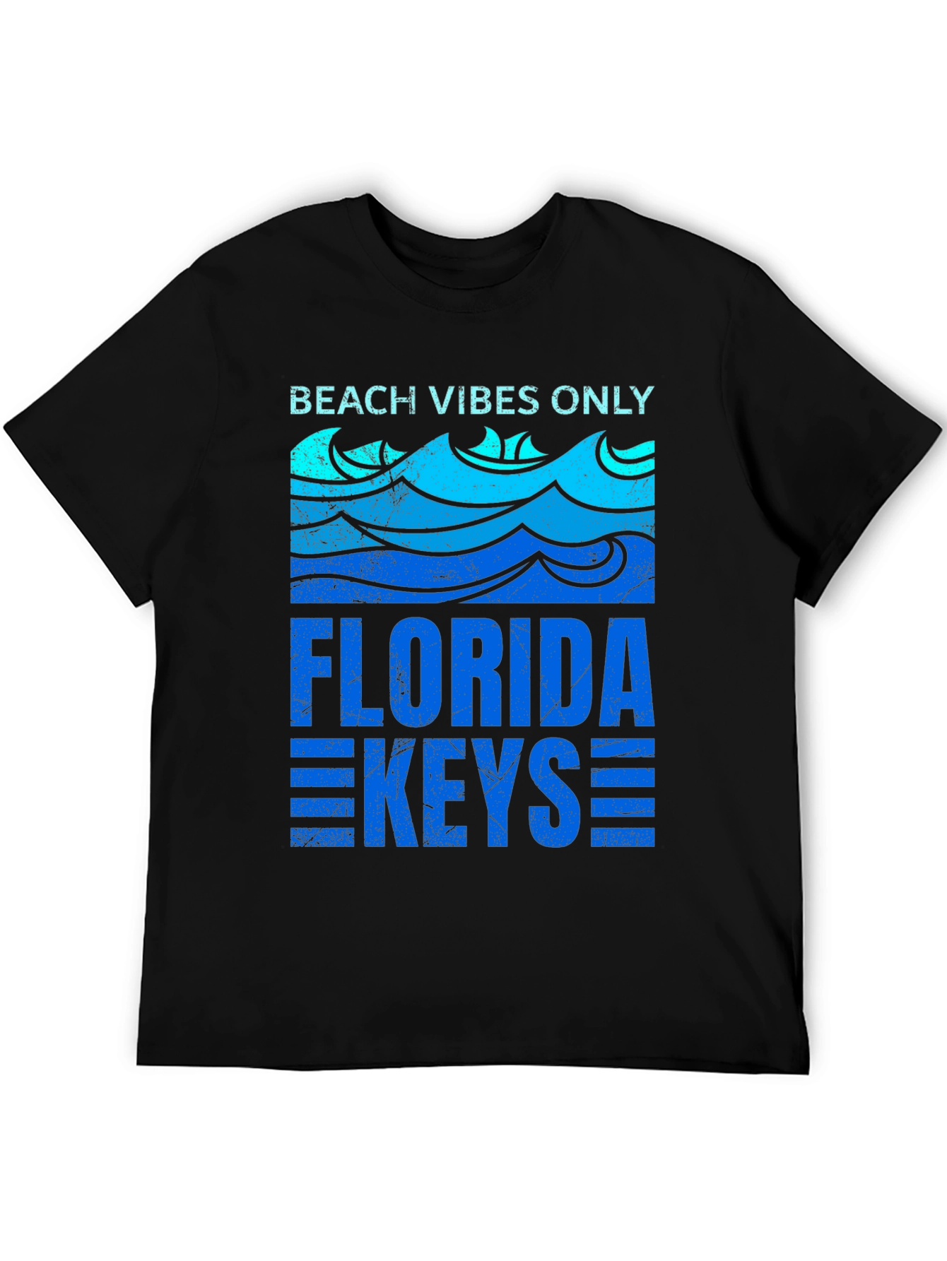 Beach Vibes Only Florida Keys Graphic T-Shirt