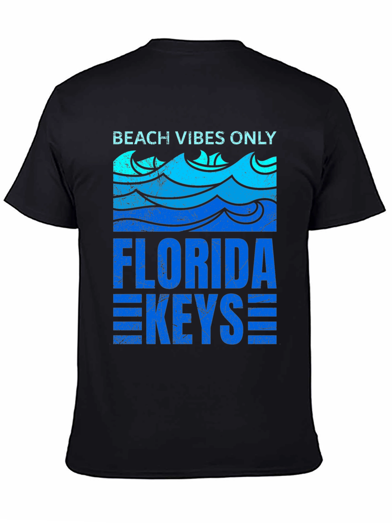 Beach Vibes Only Florida Keys Graphic T-Shirt