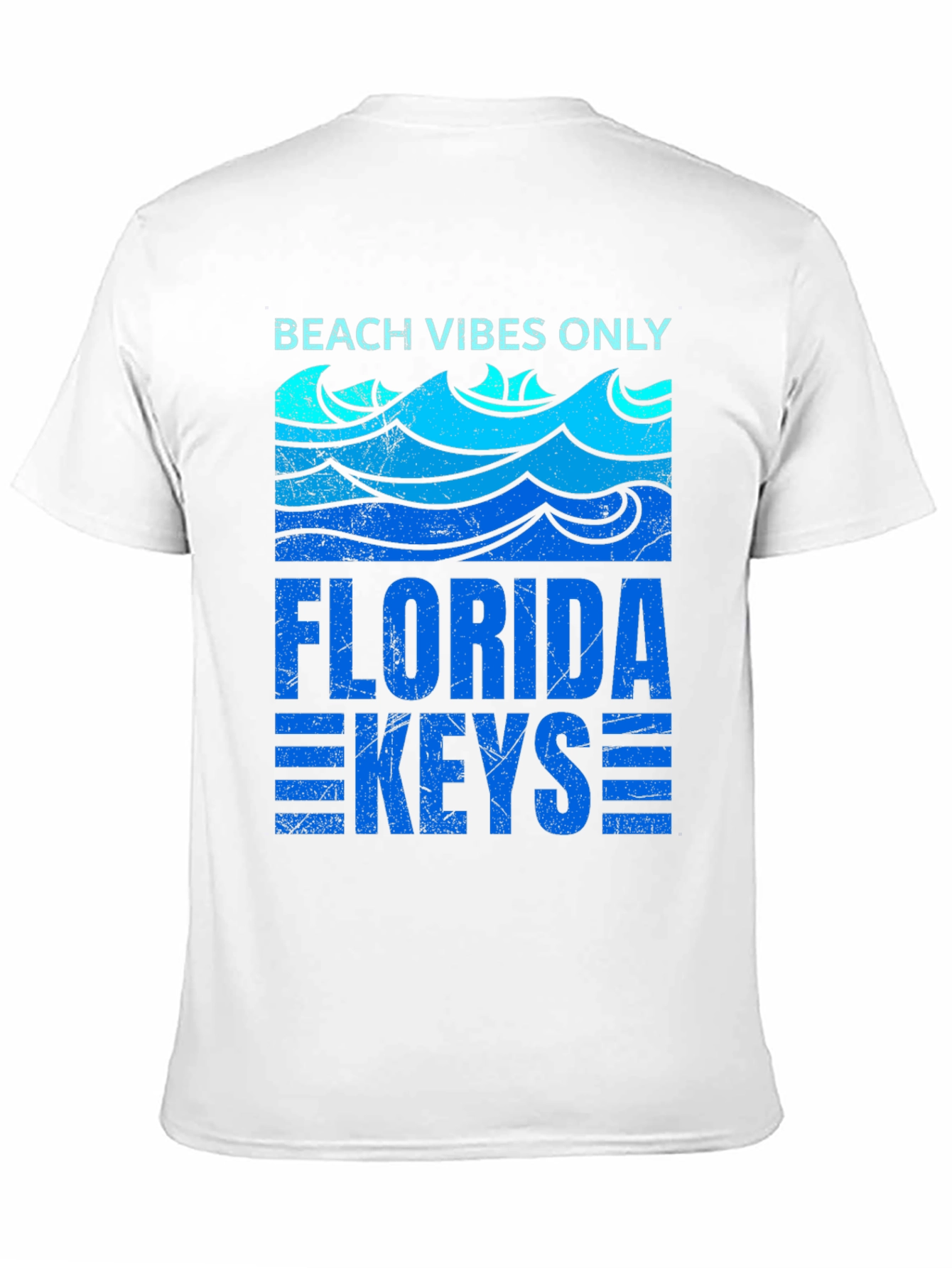 Beach Vibes Only Florida Keys Graphic T-Shirt