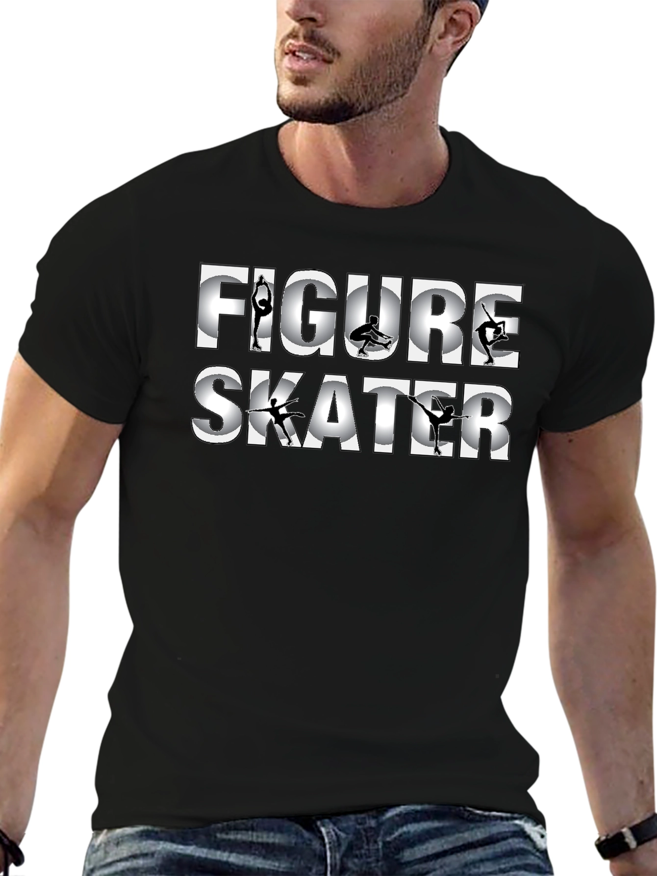 Figure Skater T-Shirt - Stylish Ice Skating Tee