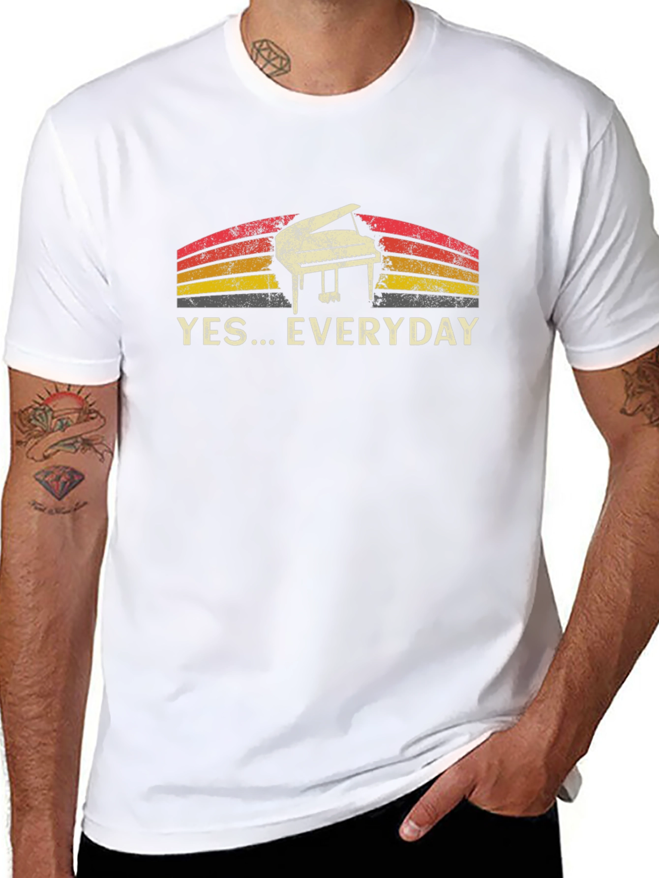 Yes... Everyday Piano Graphic T-Shirt