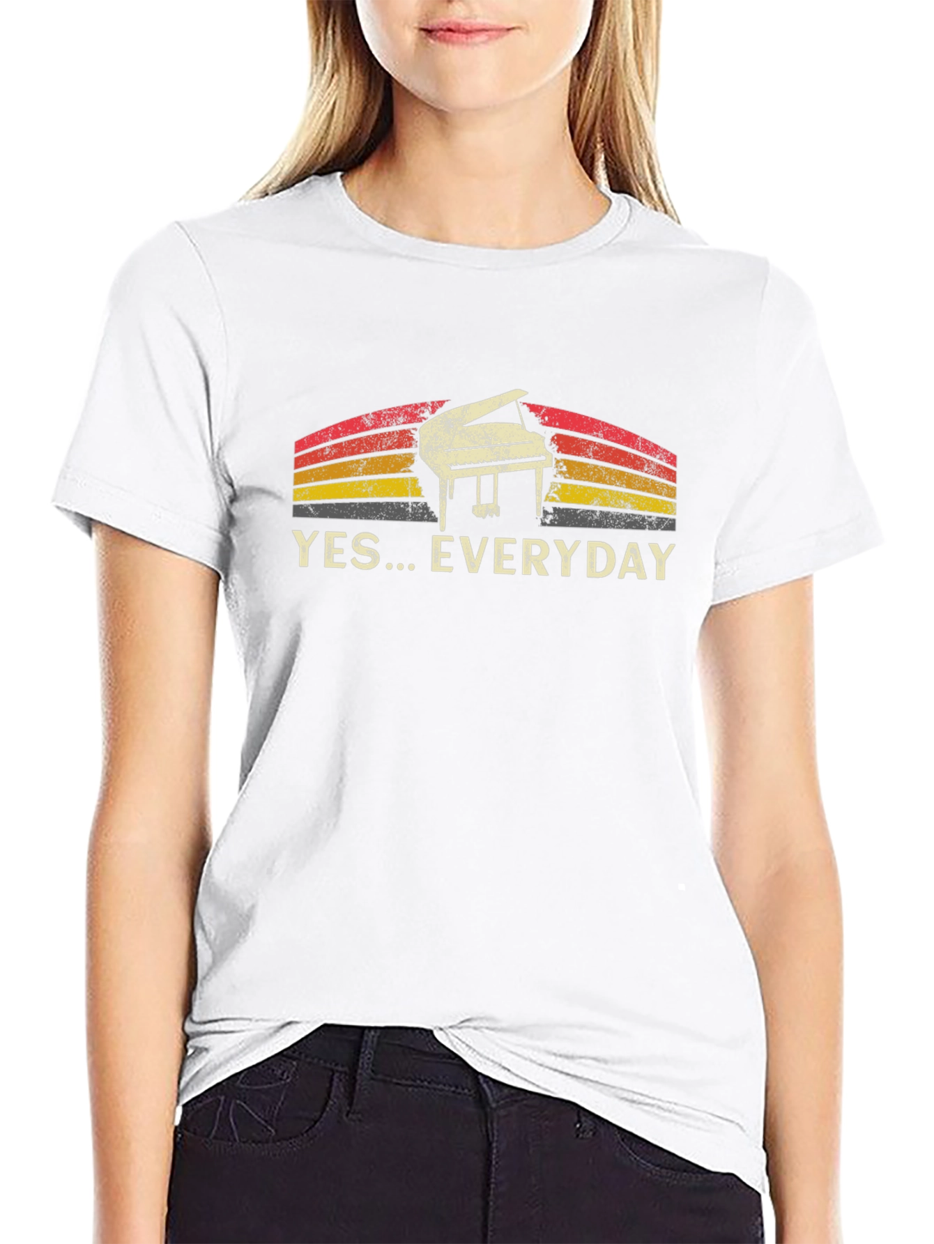 Yes... Everyday Piano Graphic T-Shirt
