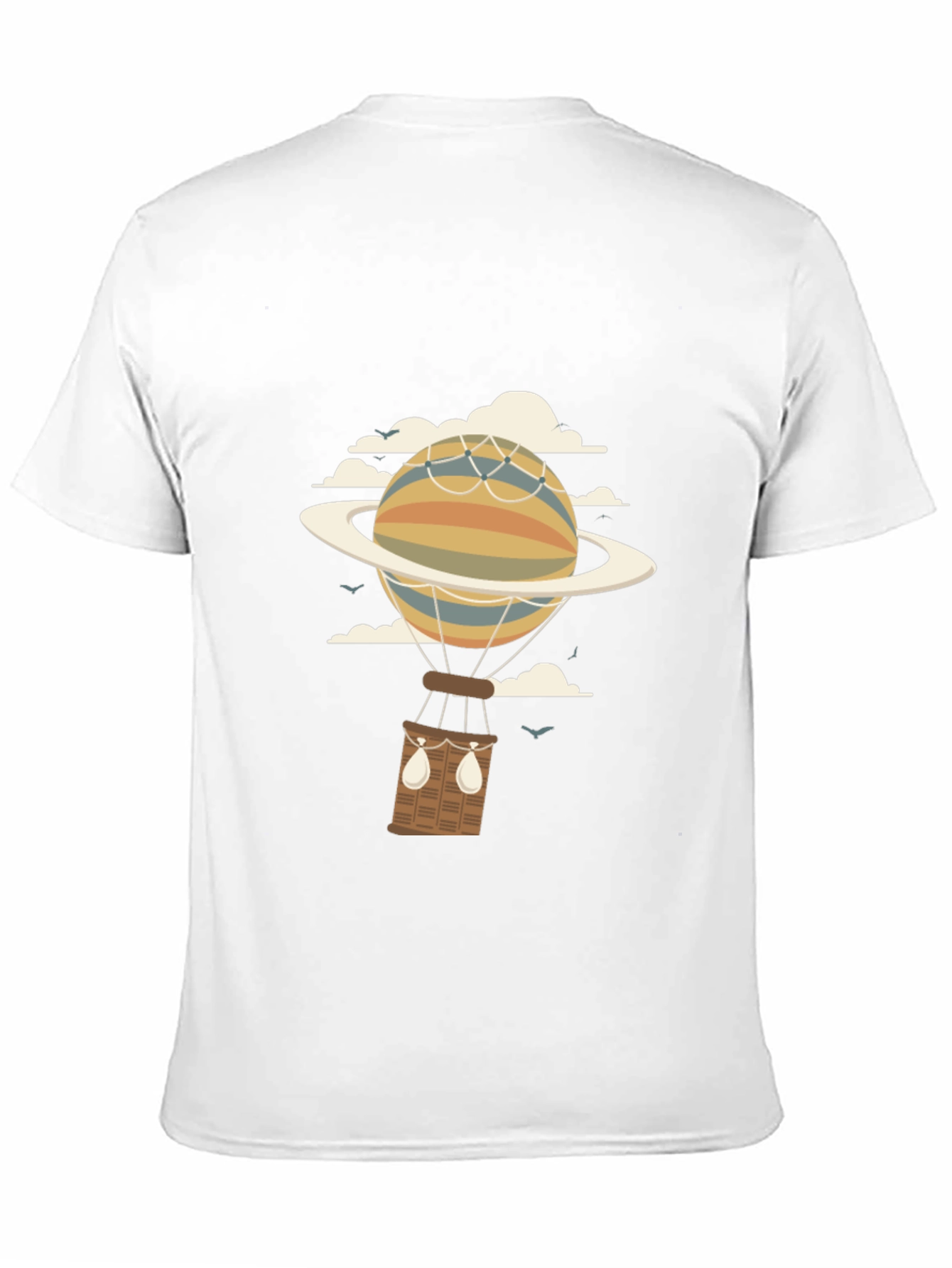 Planet Hot Air Balloon Graphic Tee