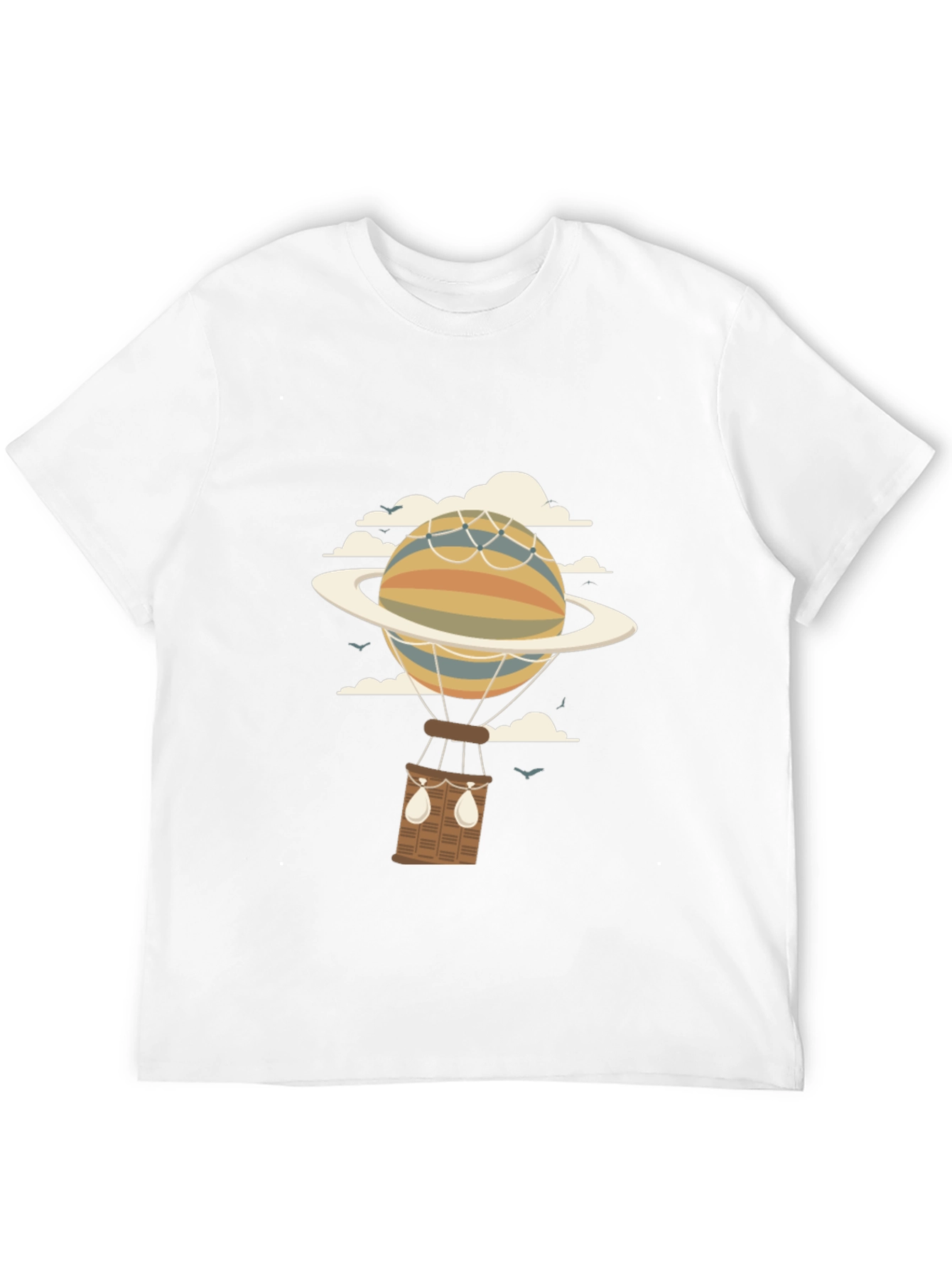 Planet Hot Air Balloon Graphic Tee