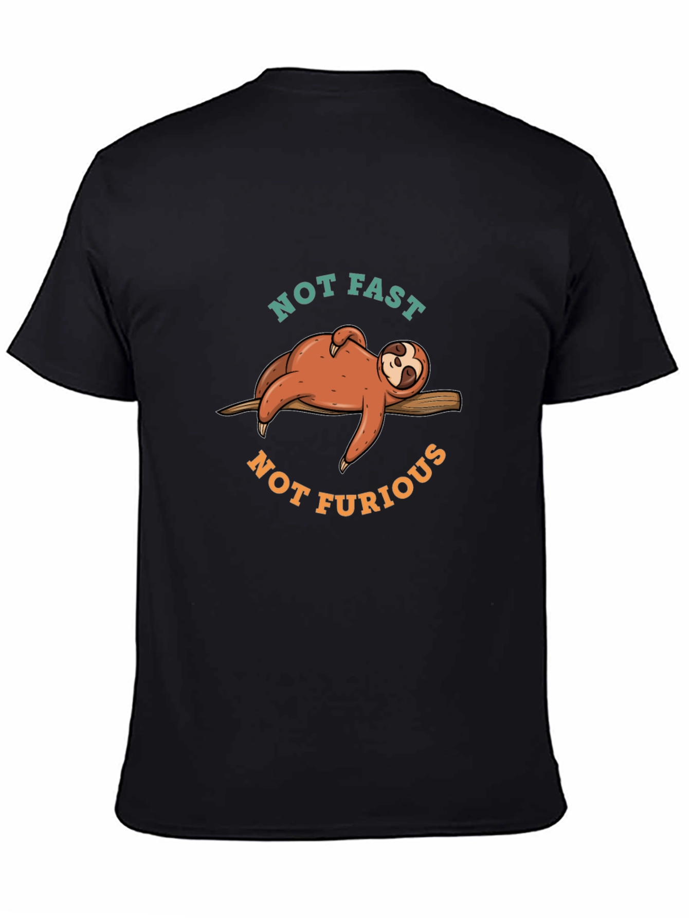 Not Fast Not Furious Sloth Graphic Tee