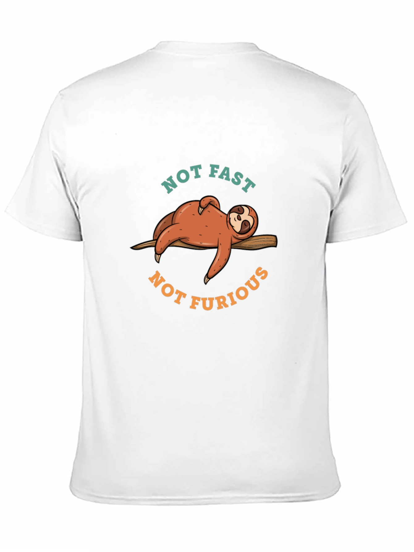 Not Fast Not Furious Sloth Graphic Tee