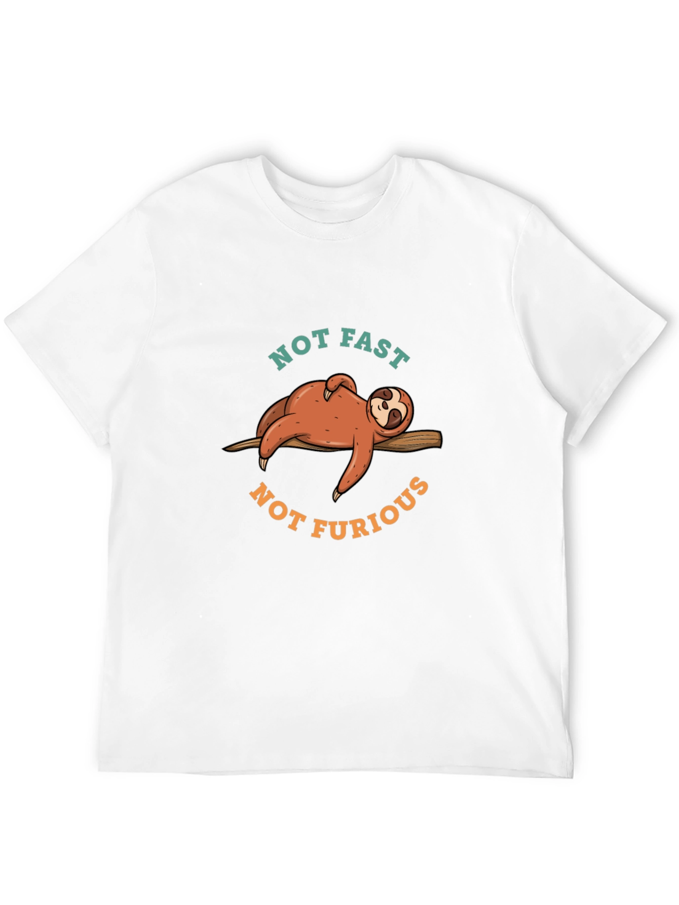 Not Fast Not Furious Sloth Graphic Tee
