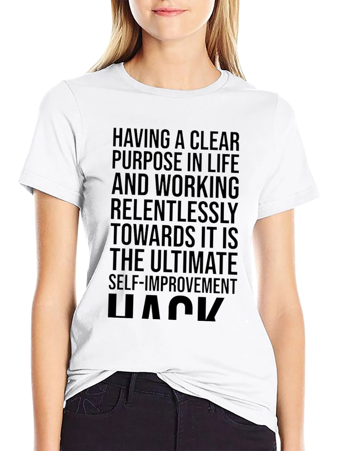 Motivational Black T-Shirt: Ultimate Self-Improvement Hack
