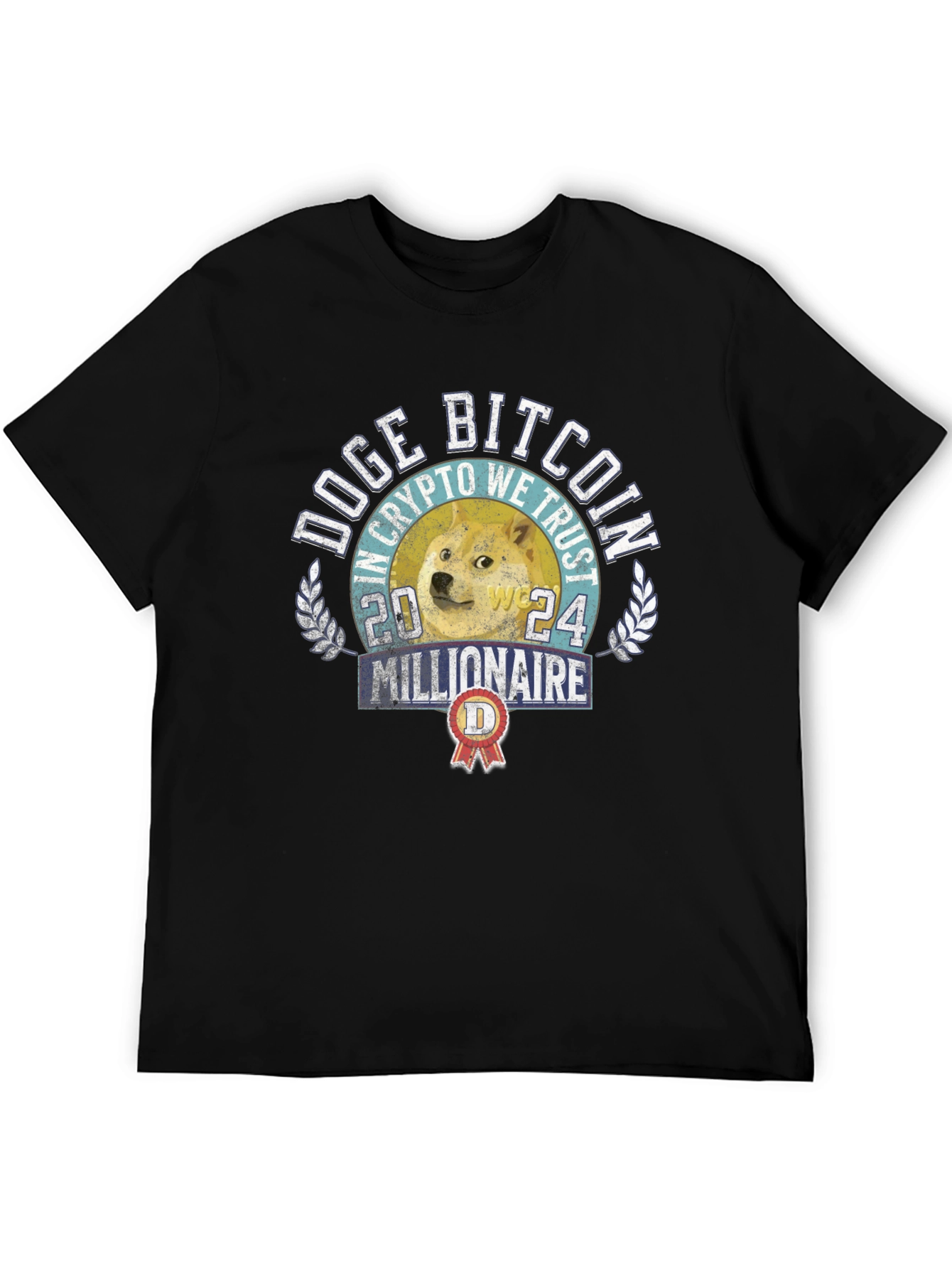 Doge Bitcoin Millionaire 2024 T-Shirt