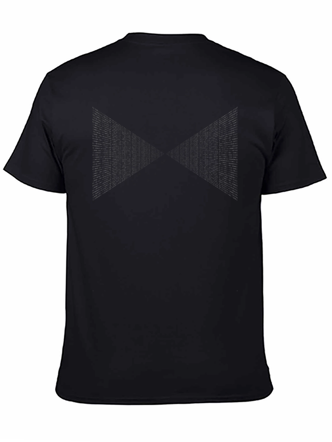 Geometric Graphic Print Black T-Shirt