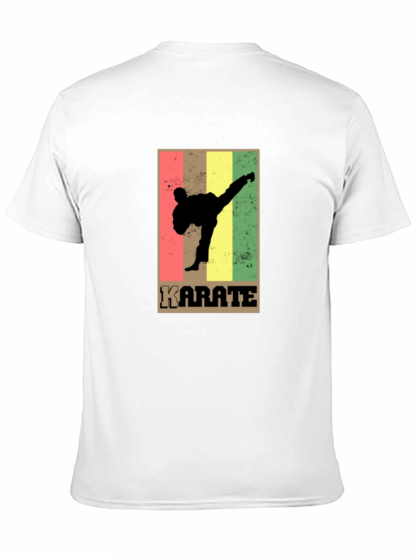 Karate Retro Style Graphic T-Shirt
