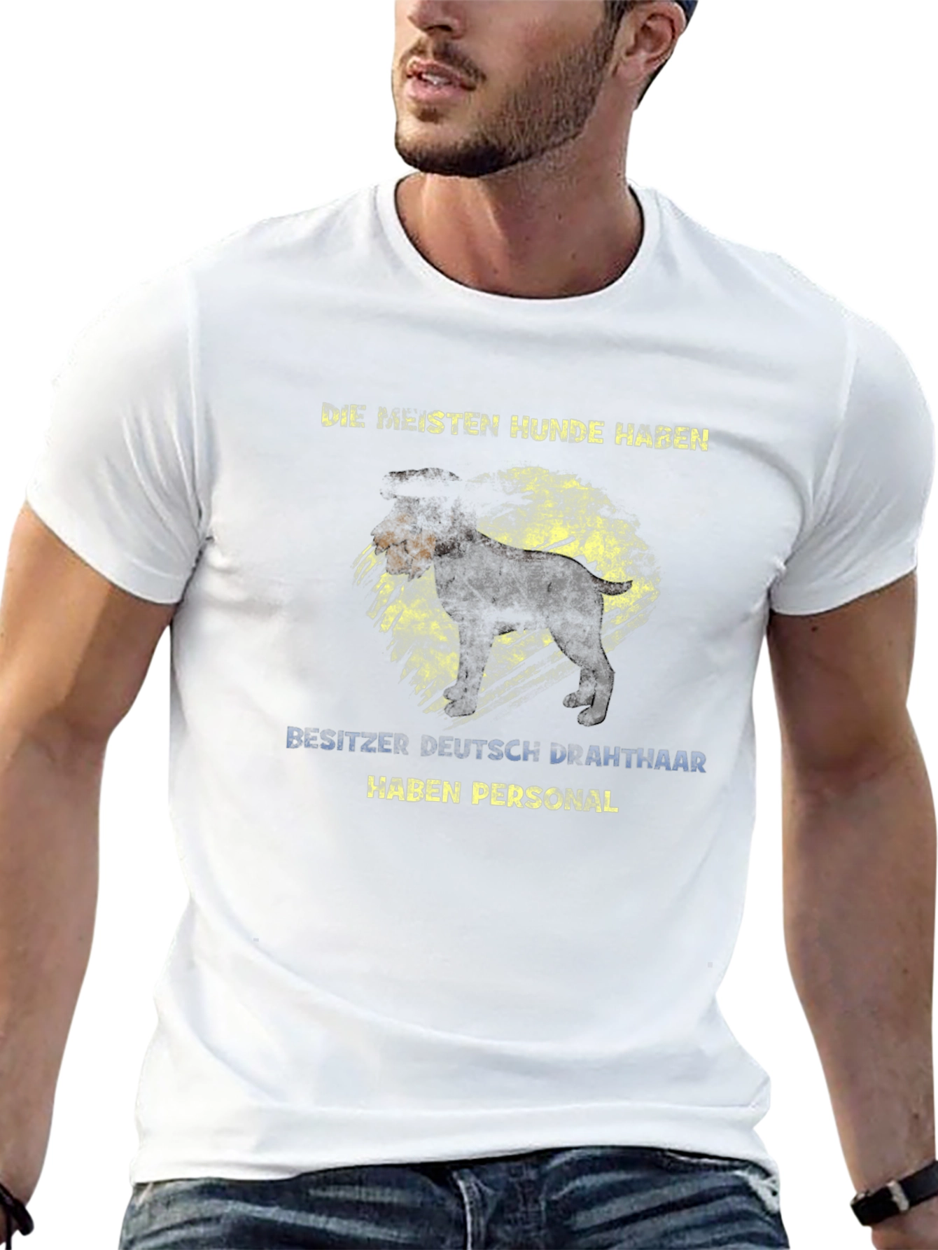 Deutsch Drahthaar Personal T-Shirt – Vintage Dog Lover Graphic Tee Gift