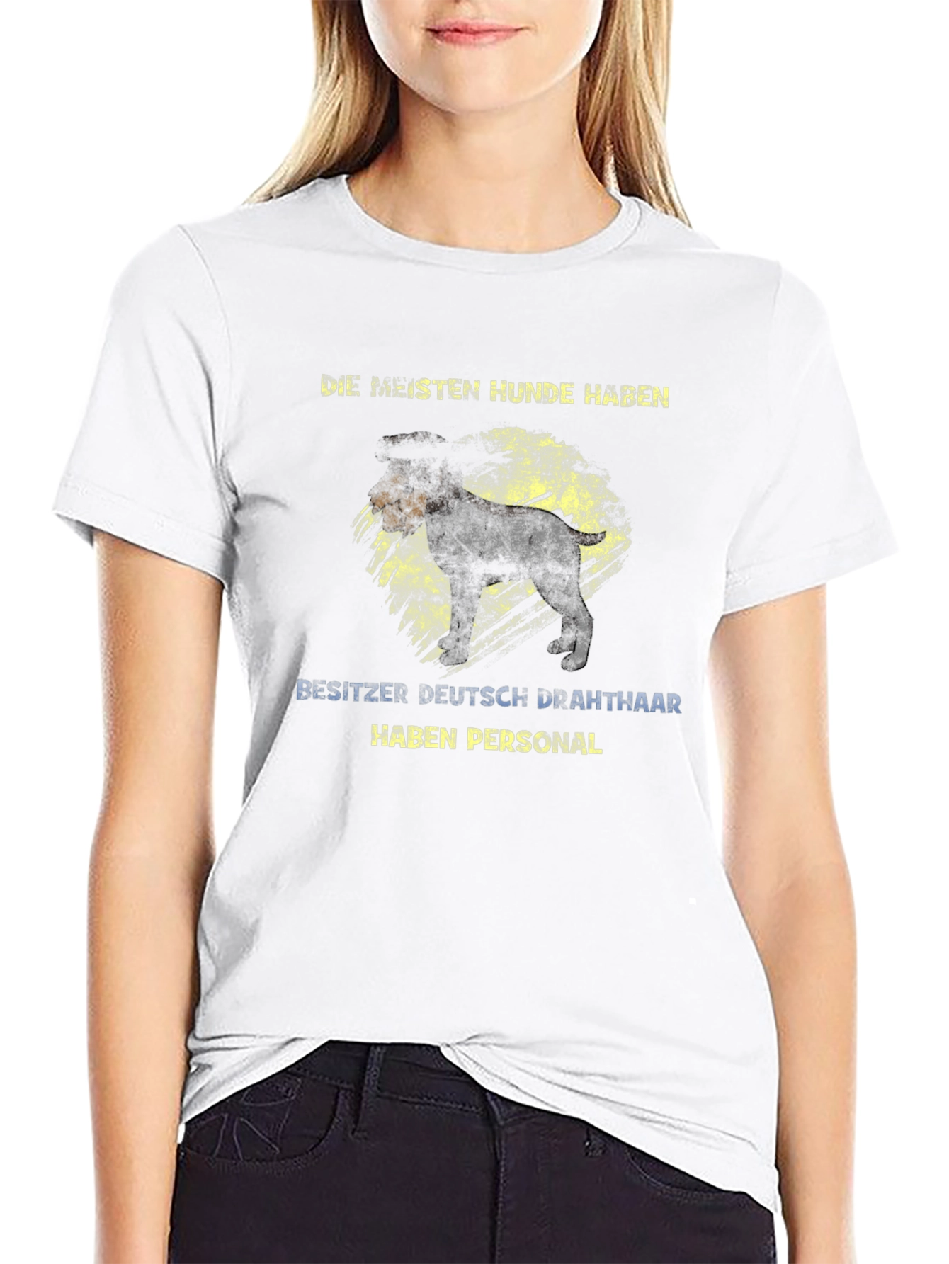 Deutsch Drahthaar Personal T-Shirt – Vintage Dog Lover Graphic Tee Gift